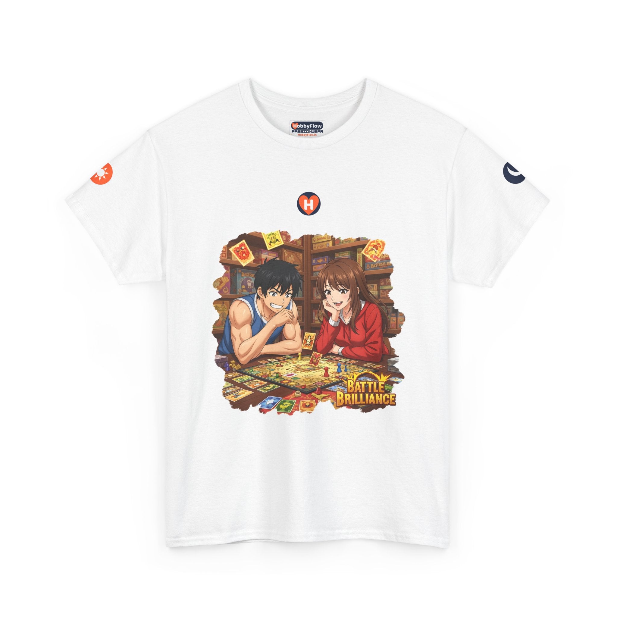 HobbyFlow #180 Board games Tee - Essential Games & Collecting Wear: Strategize, Shine, Command the Checkmate!