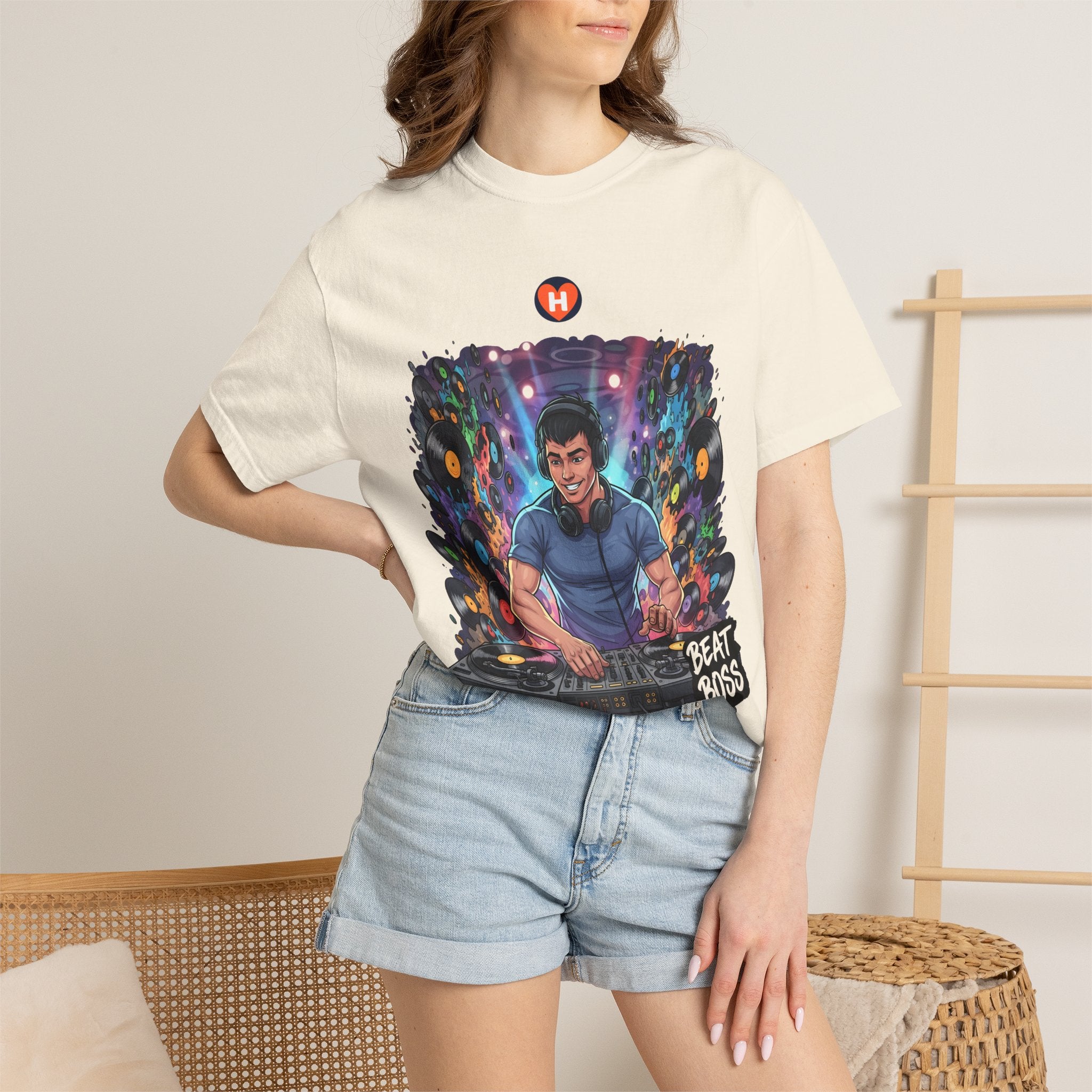 HobbyFlow Mens Essential Vinyl DJing (DJ for turntables) Passionwear