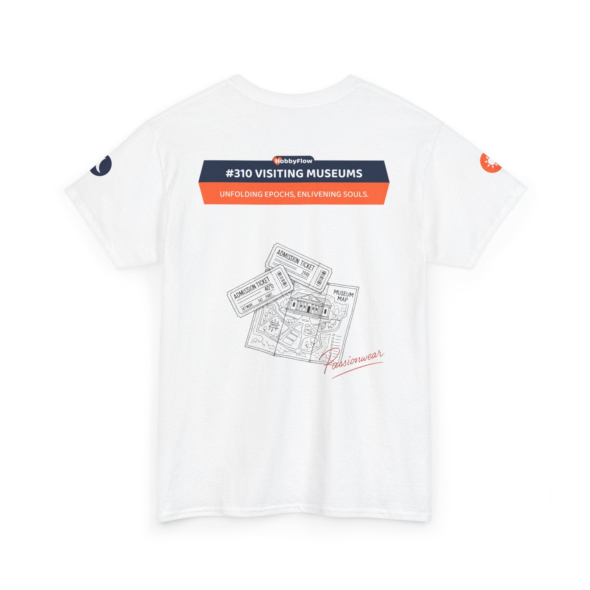 HobbyFlow #310 Visiting museums Tee - Essential Intellectual & Educational Wear: Unfolding Epochs, Enlivening Souls.