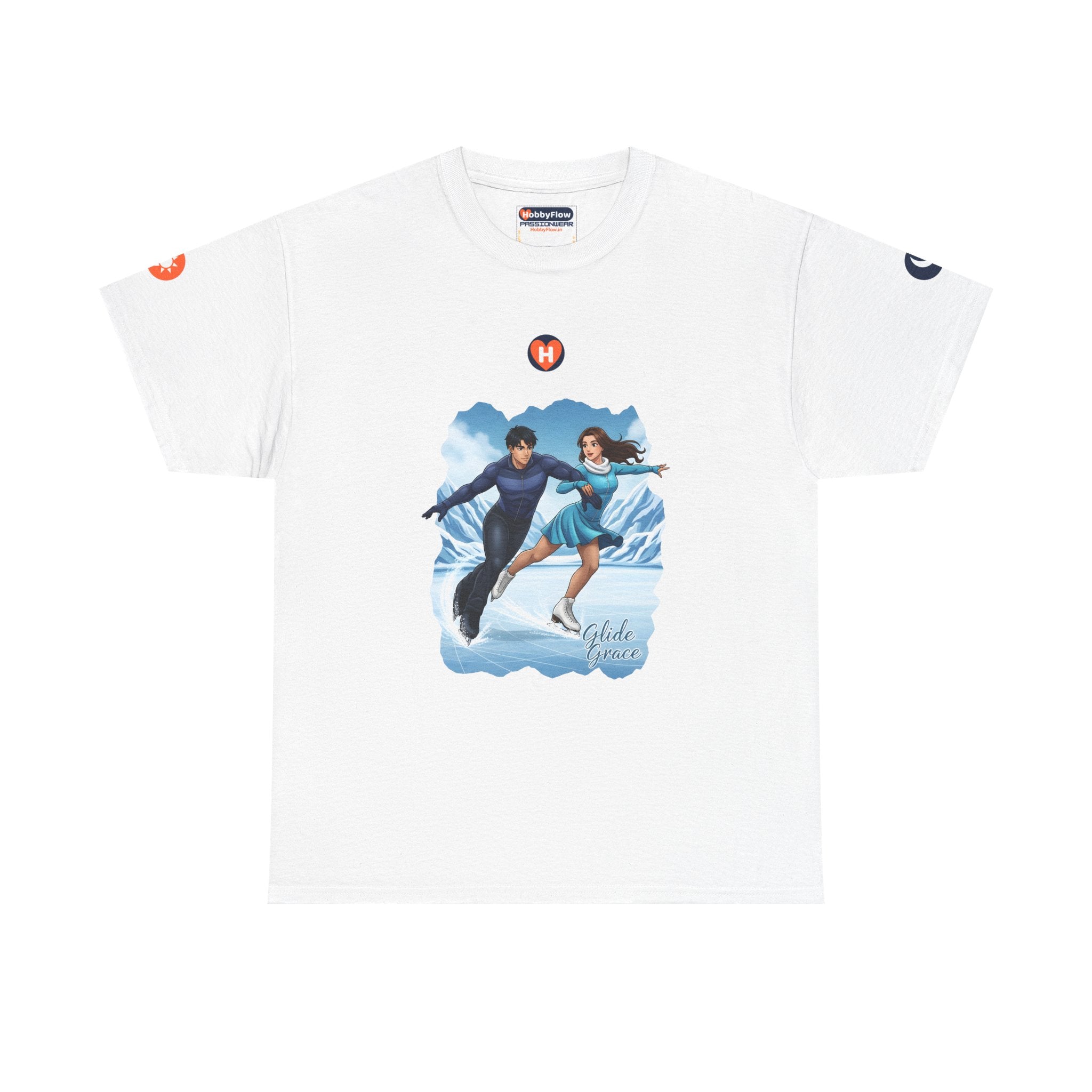 HobbyFlow #15 Skating (Ice) Tee - Essential Sports & Adventure Wear: Winter's Whisper, Ballet on Blades!