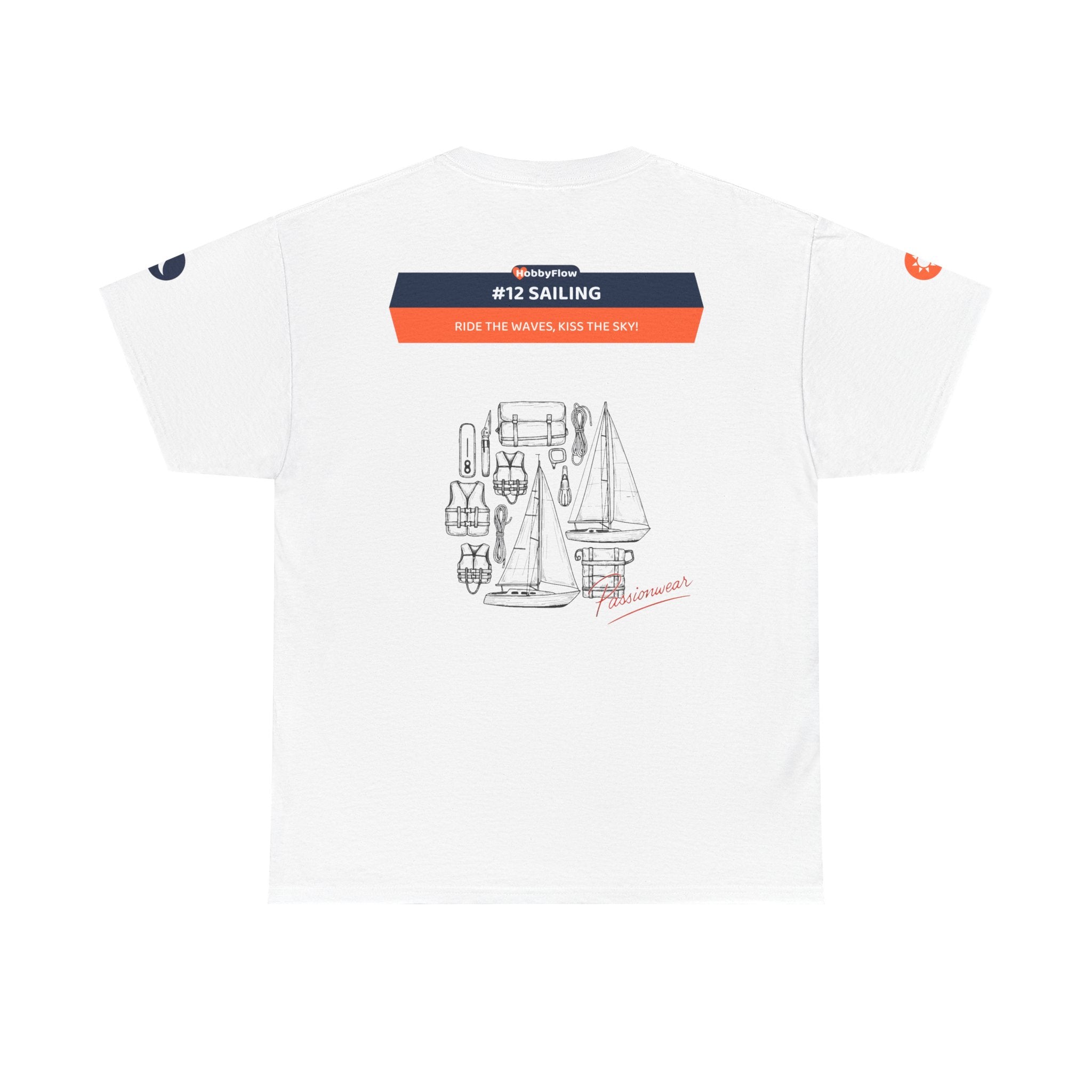 HobbyFlow #12 Sailing Tee - Essential Sports & Adventure Wear: Ride the Waves, Kiss the Sky!