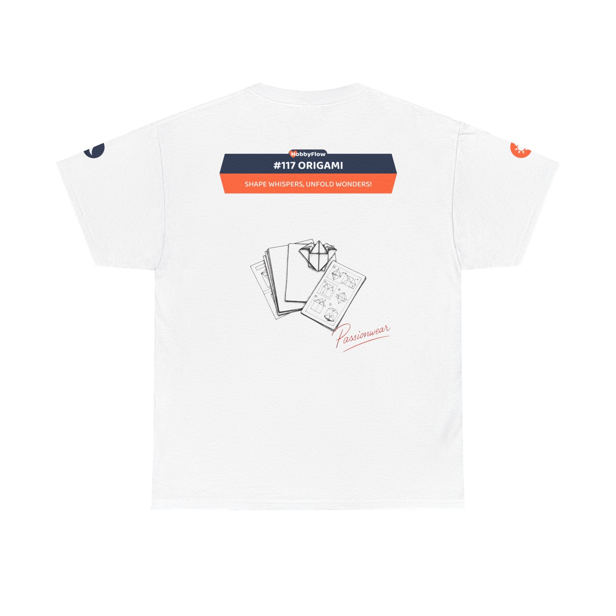 HobbyFlow #117 Origami Tee - Essential Creative Arts & Crafts Wear: Shape Whispers, Unfold Wonders!