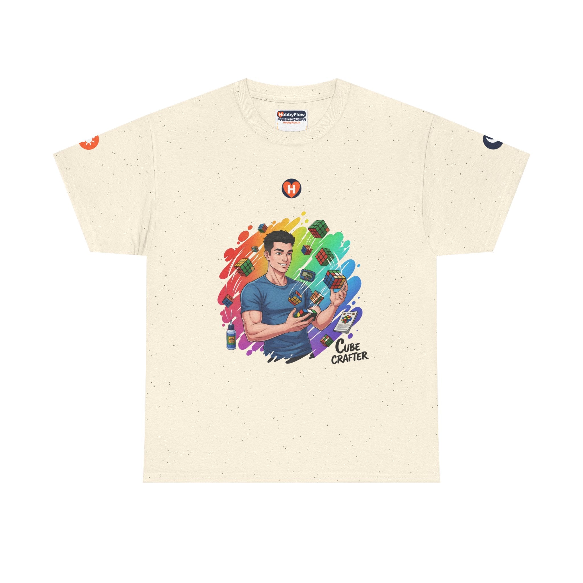 HobbyFlow #316 Puzzle (Rubix cube) Tee - Essential Intellectual & Educational Wear: Twist, Turn, Triumph: The Art of the Unseen.