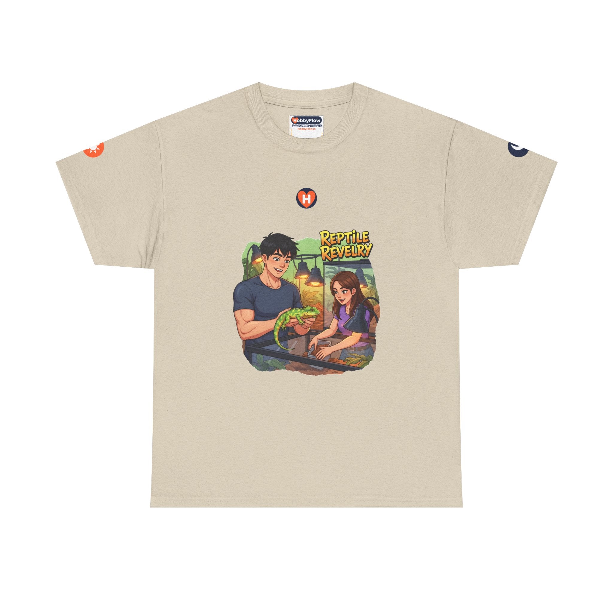 HobbyFlow #301 Reptile keeping Tee - Essential Animals & Pets Wear: Scale Serenity, Bask in Bravura!