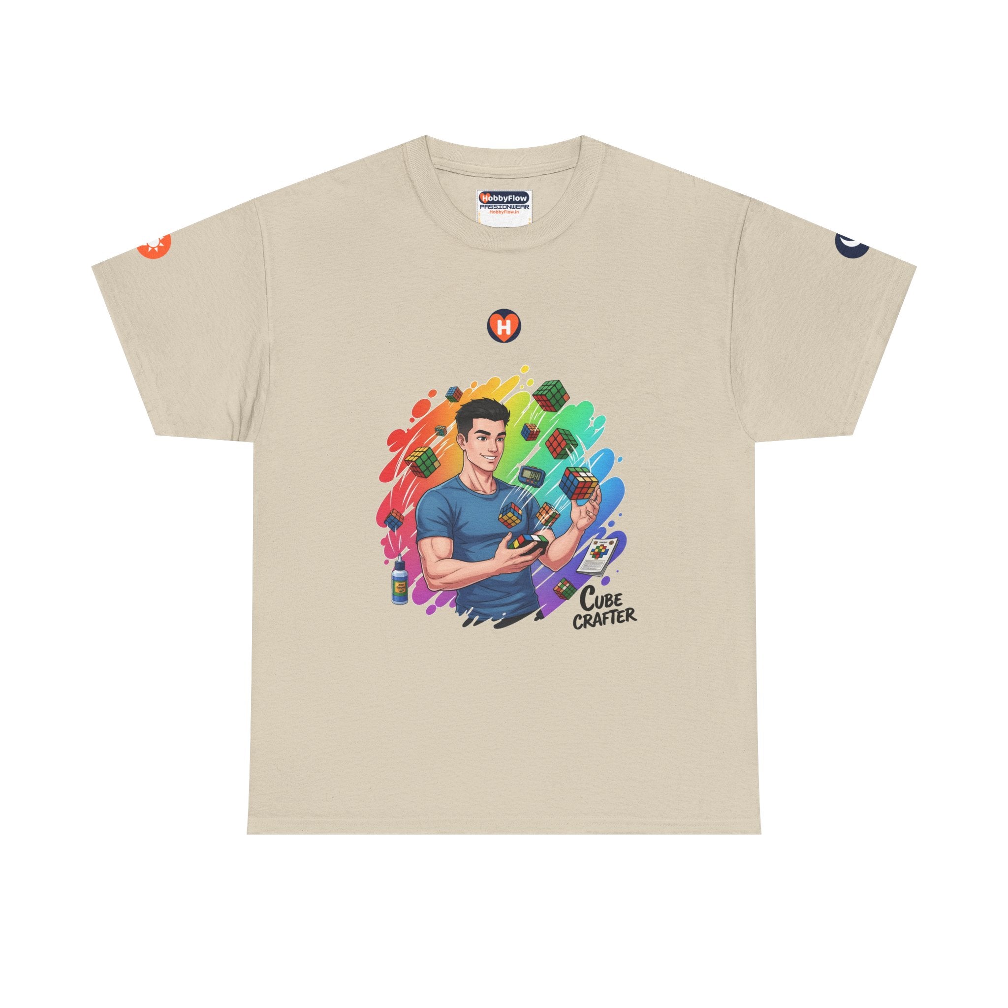 HobbyFlow #316 Puzzle (Rubix cube) Tee - Essential Intellectual & Educational Wear: Twist, Turn, Triumph: The Art of the Unseen.