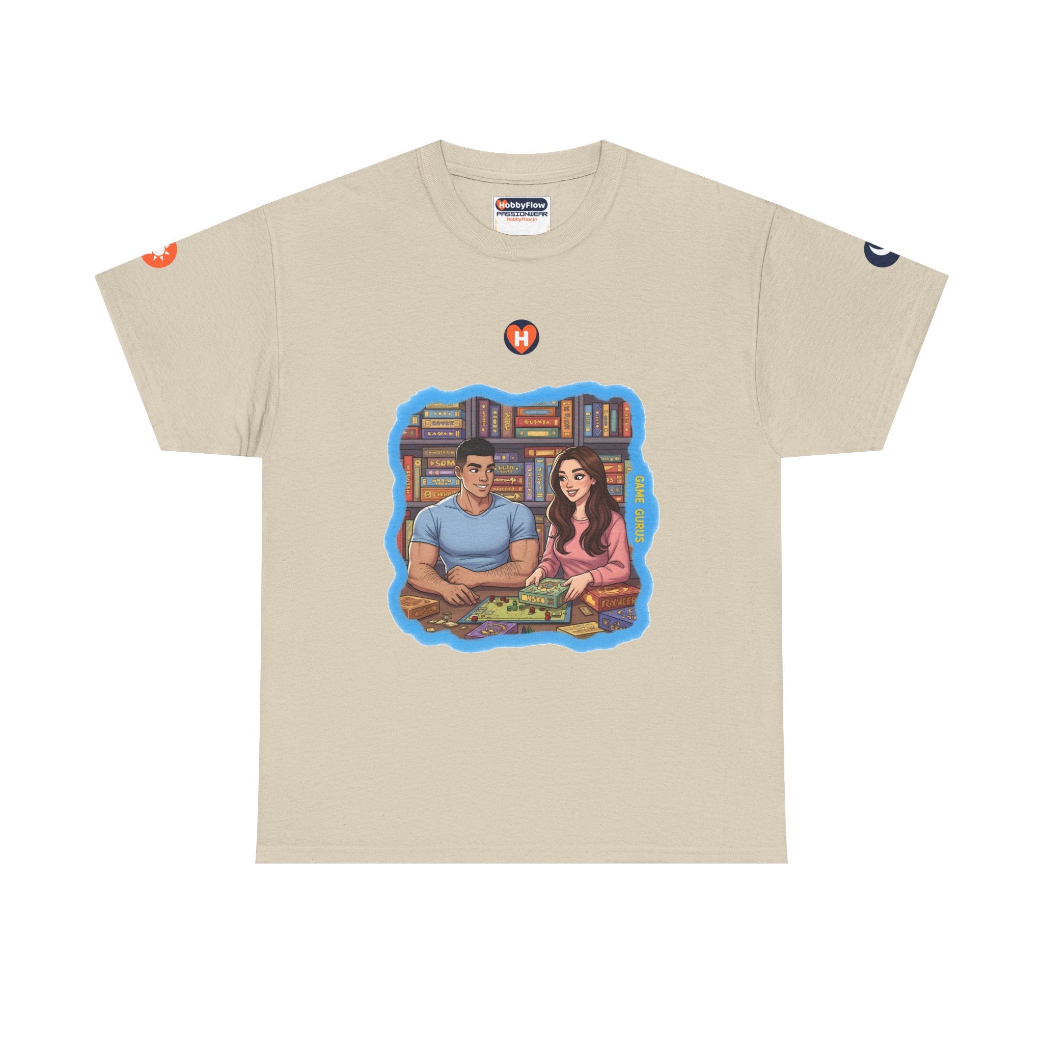 HobbyFlow #185 Board game collecting Tee - Essential Games & Collecting Wear: Seize the Dice, Shape Your Saga!