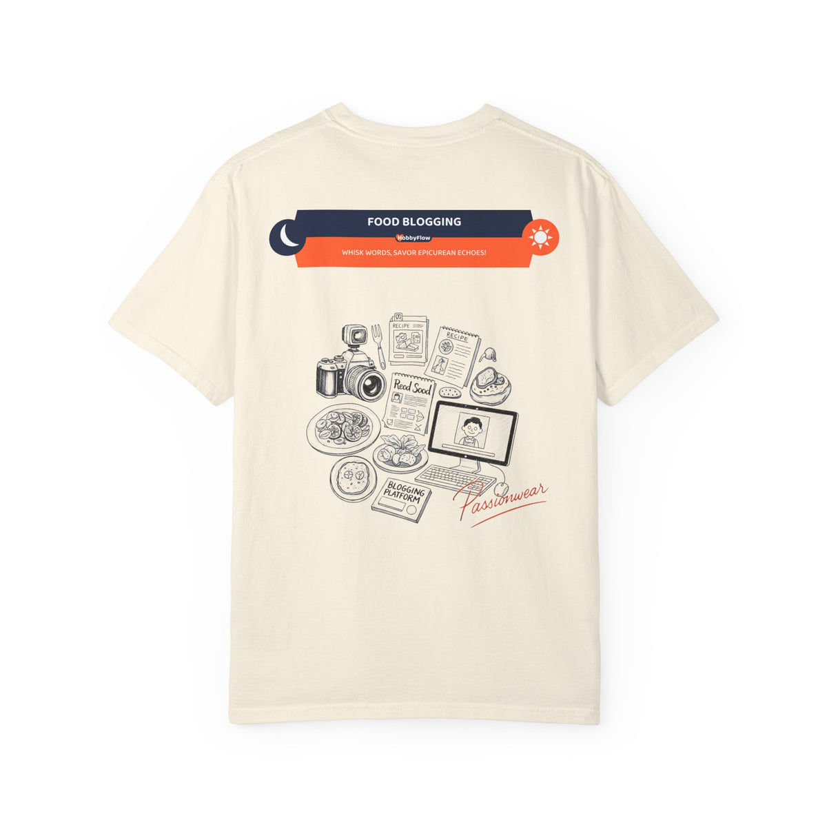 HobbyFlow Womens Essential Food blogging Passionwear