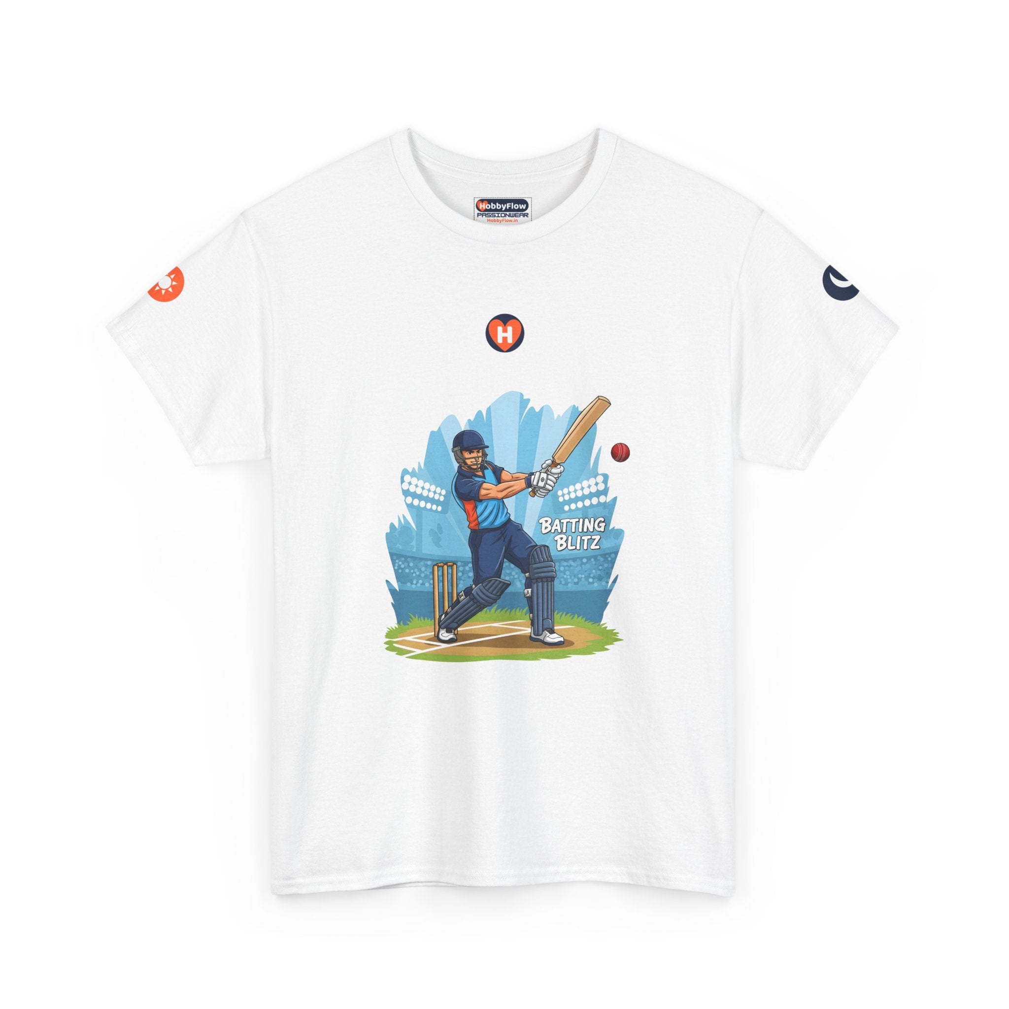 HobbyFlow #25 Cricket Tee - Essential Sports & Adventure Wear: Swing with Valor, Spark a Legacy!
