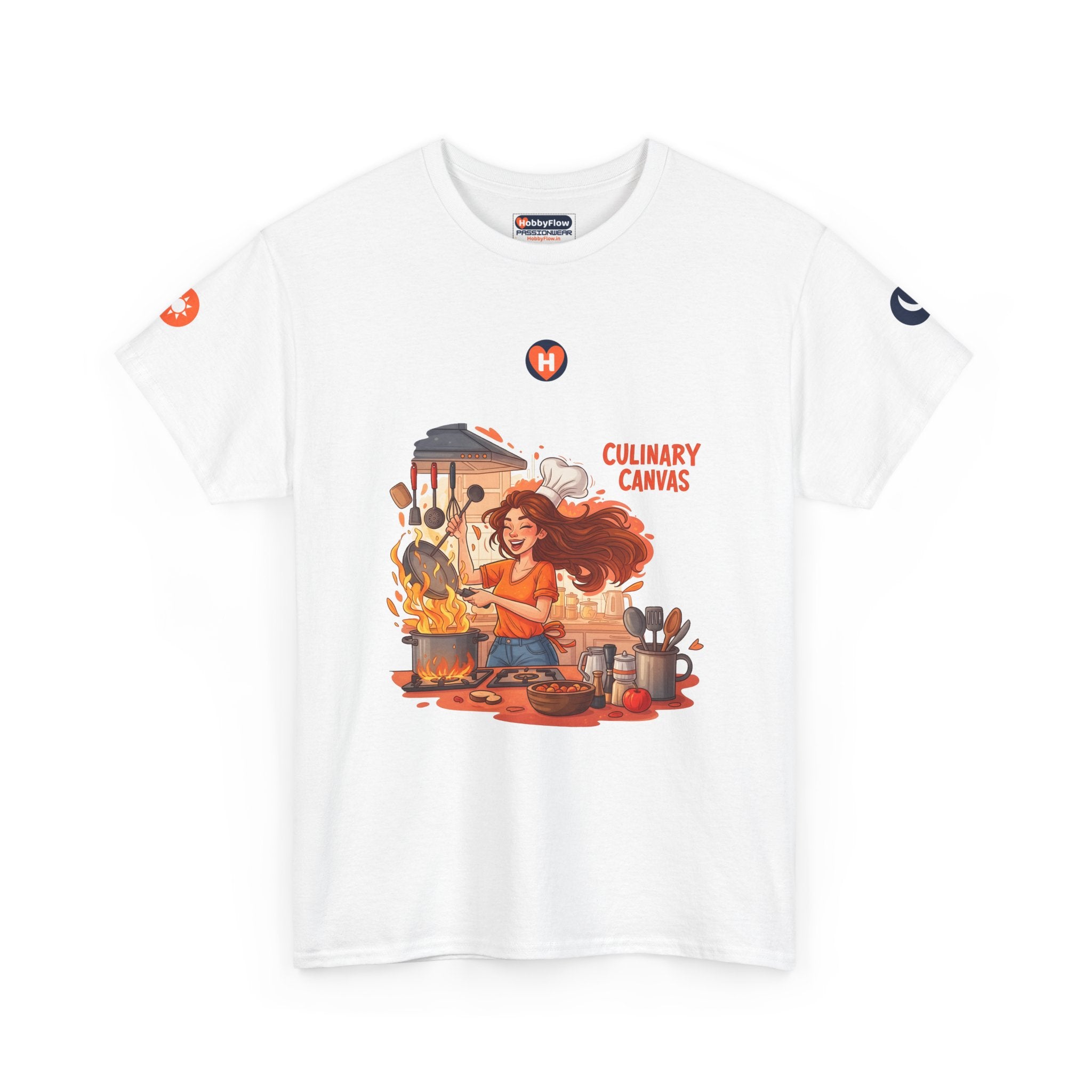 HobbyFlow #232 Cooking Tee - Essential Food & Drink Wear: Savor Life, Stir Love's Banquet!