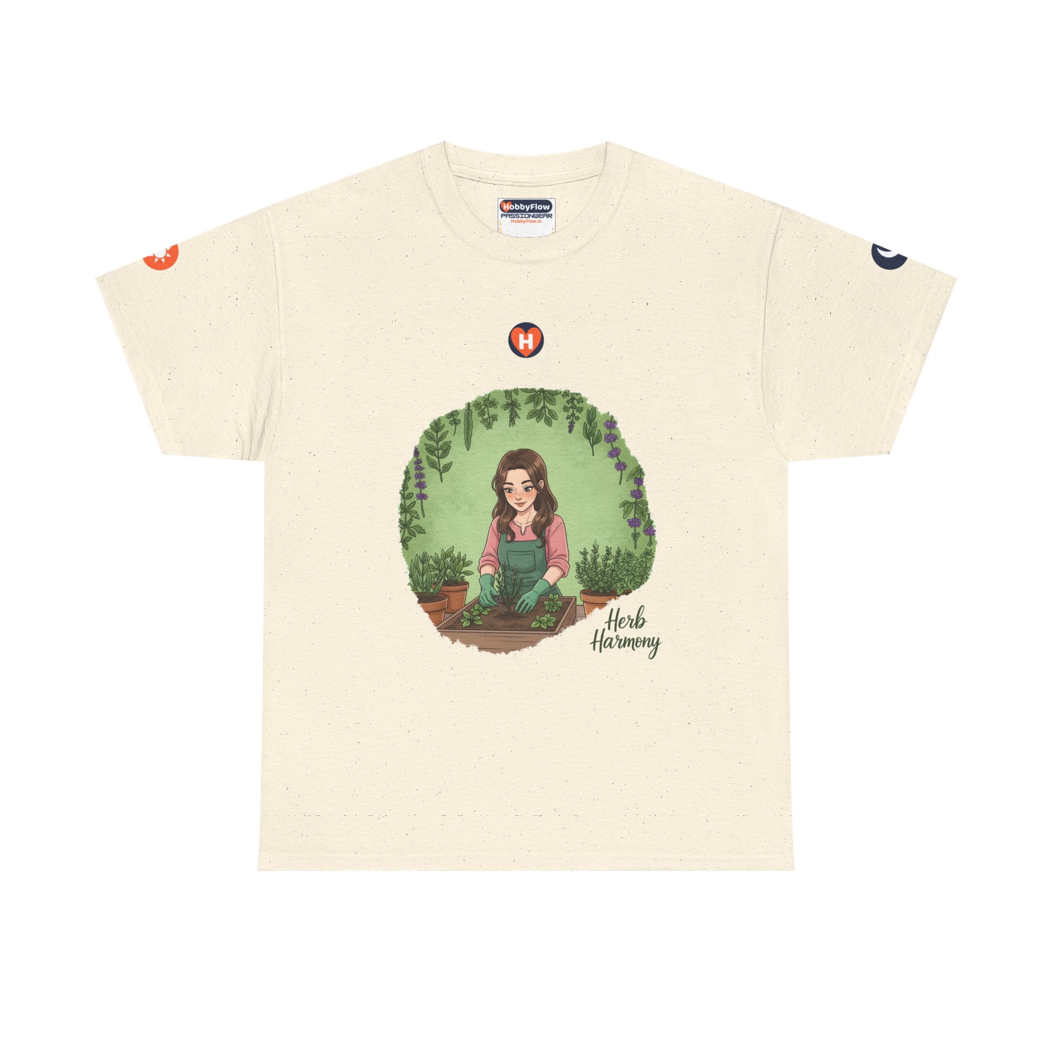 HobbyFlow #263 Herb gardening Tee - Essential Gardening & Nature Wear: Sow in Love, Reap in Tranquility.