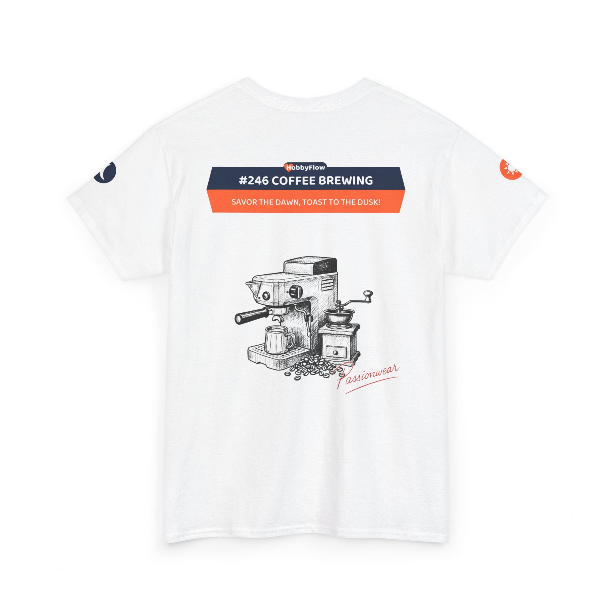 HobbyFlow #246 Coffee brewing Tee - Essential Food & Drink Wear: Savor the Dawn, Toast to the Dusk!