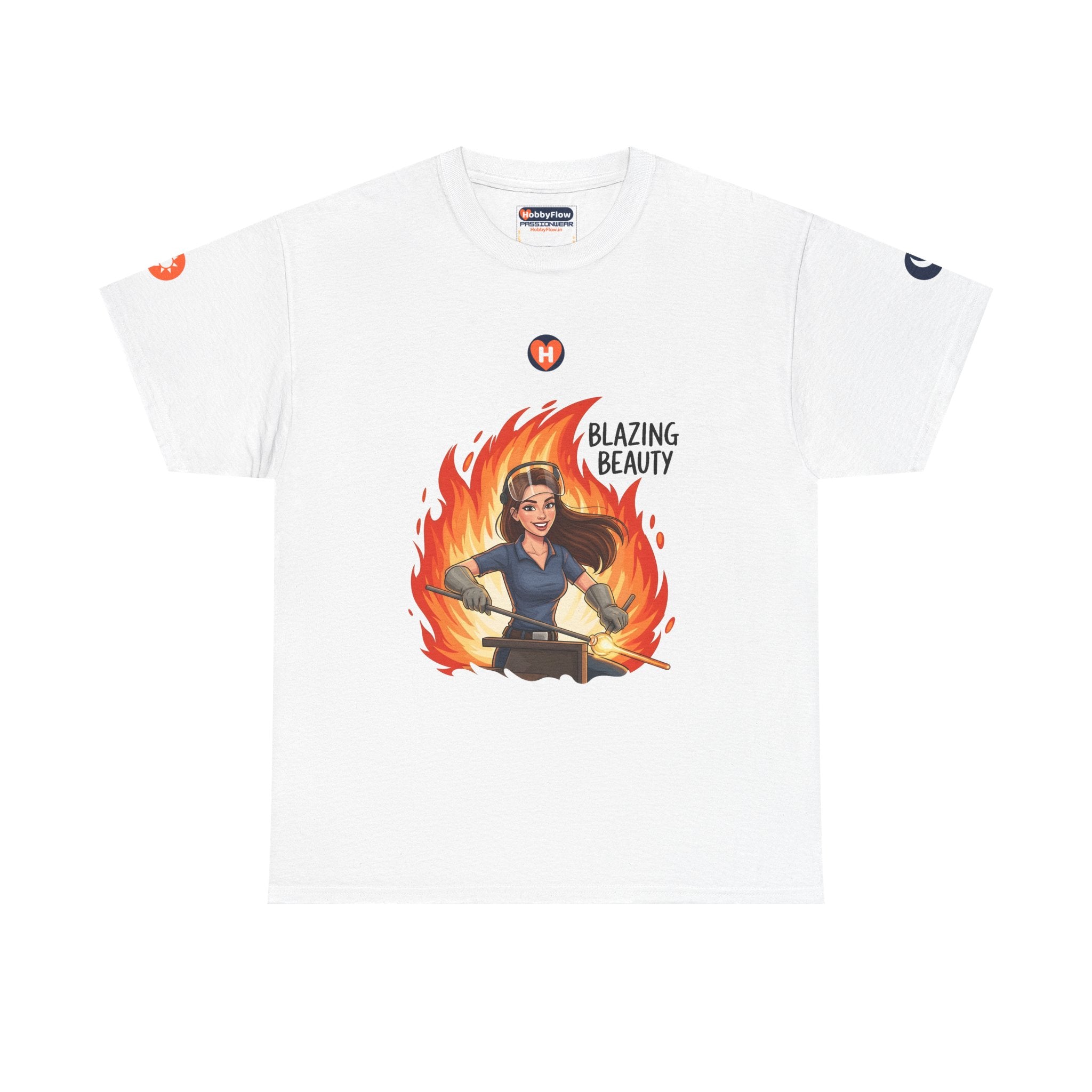 HobbyFlow #104 Glassblowing Tee - Essential Creative Arts & Crafts Wear: Fired in Fury, Birthed in Brilliance!
