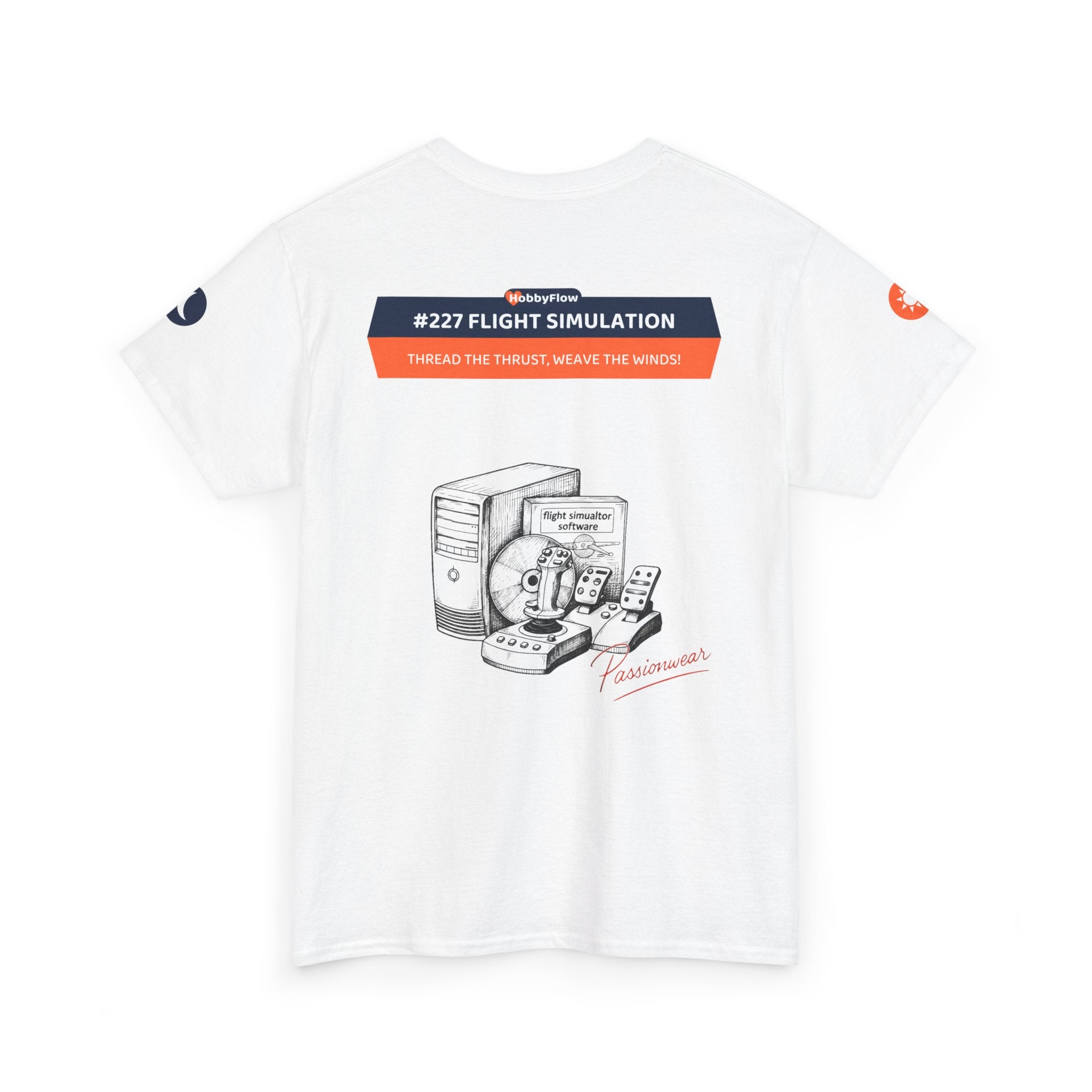 HobbyFlow #227 Flight simulation Tee - Essential Technology & DIY Wear: Thread the Thrust, Weave the Winds!