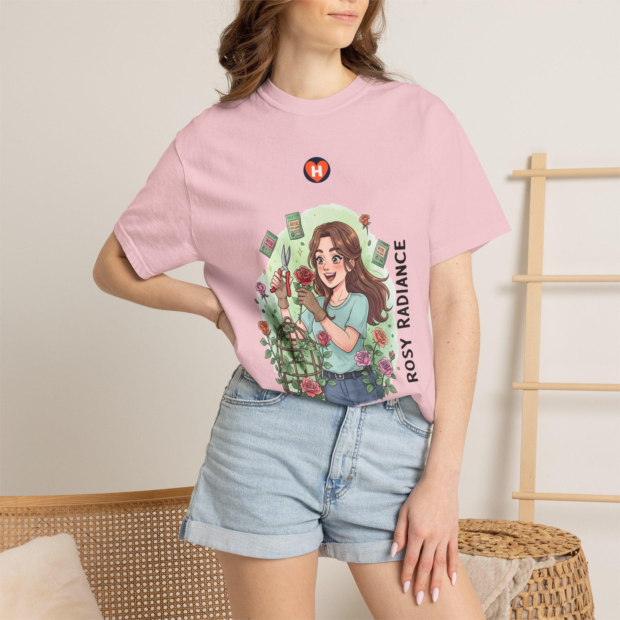 HobbyFlow Womens Essential Rose gardening Passionwear
