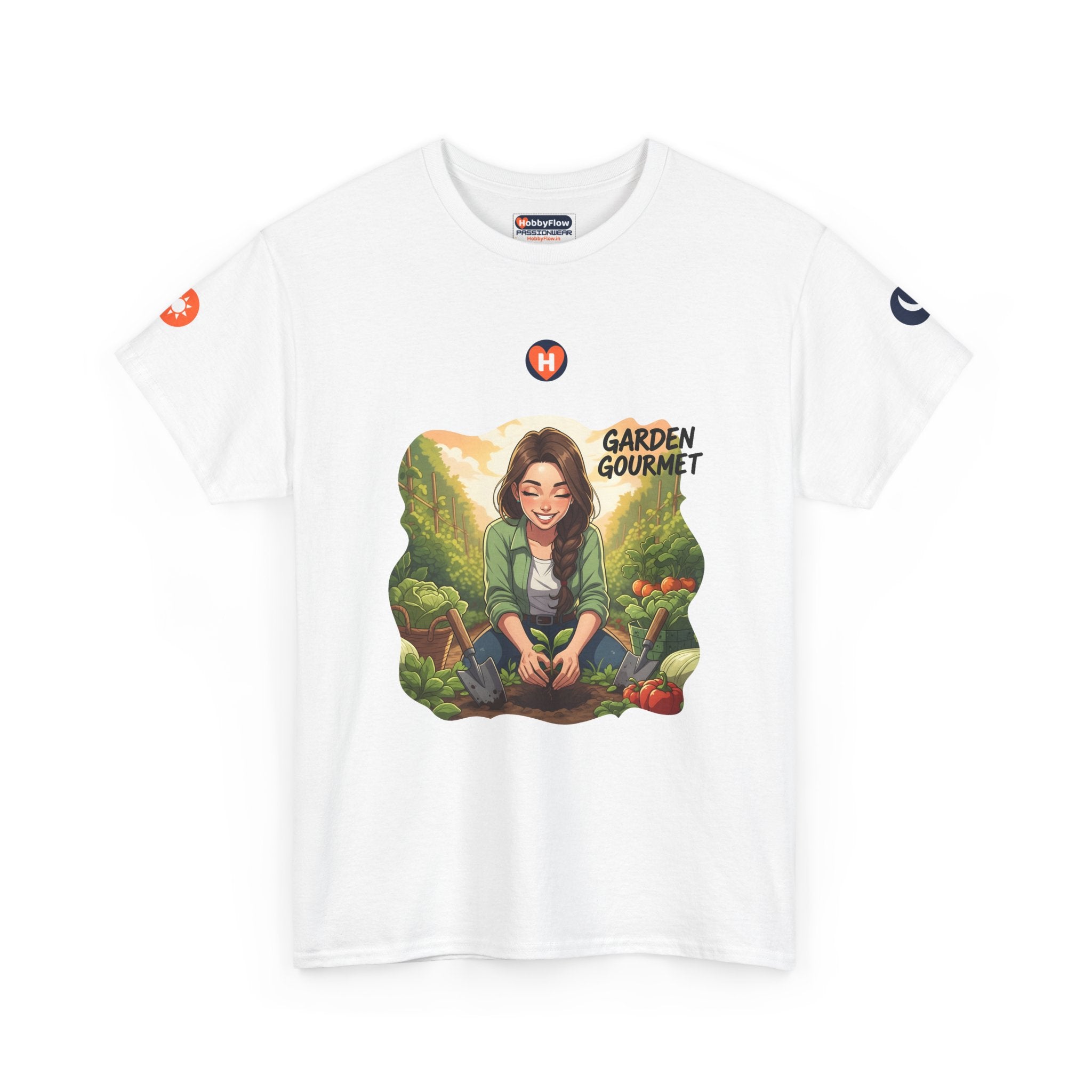HobbyFlow #251 Gardening for food (e.g. vegetable gardening) Tee - Essential Food & Drink Wear: Sow today, feast tomorrow!