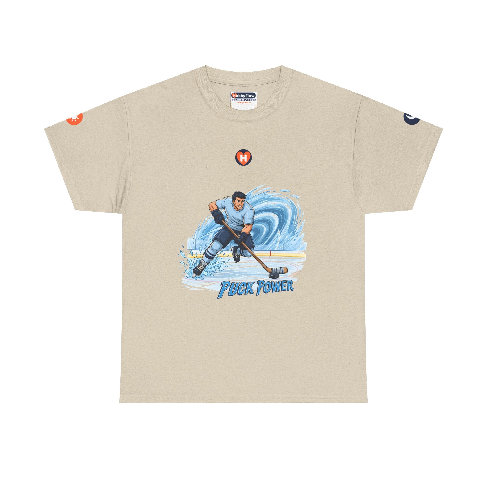 HobbyFlow #19 Ice hockey Tee - Essential Sports & Adventure Wear: Chase the Chill, Ignite the Ice!