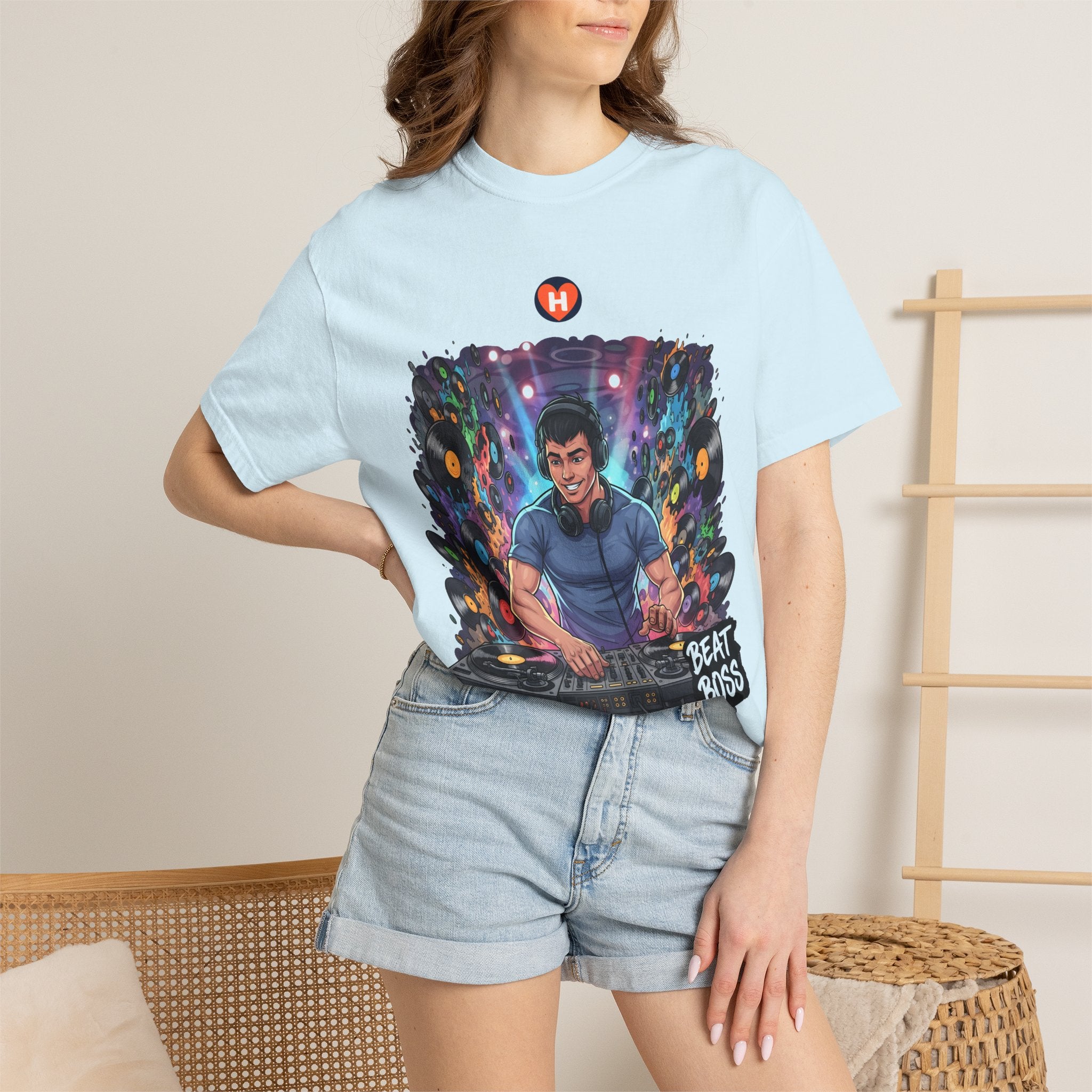 HobbyFlow Mens Essential Vinyl DJing (DJ for turntables) Passionwear