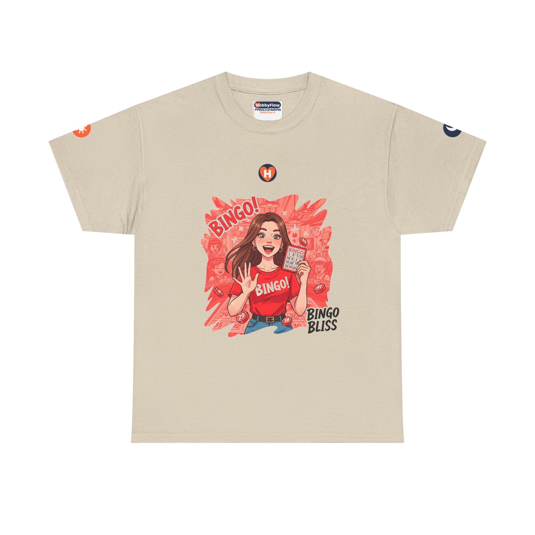 HobbyFlow #200 Bingo Tee - Essential Games & Collecting Wear: Thrill in Numbers, Revel in Joy!