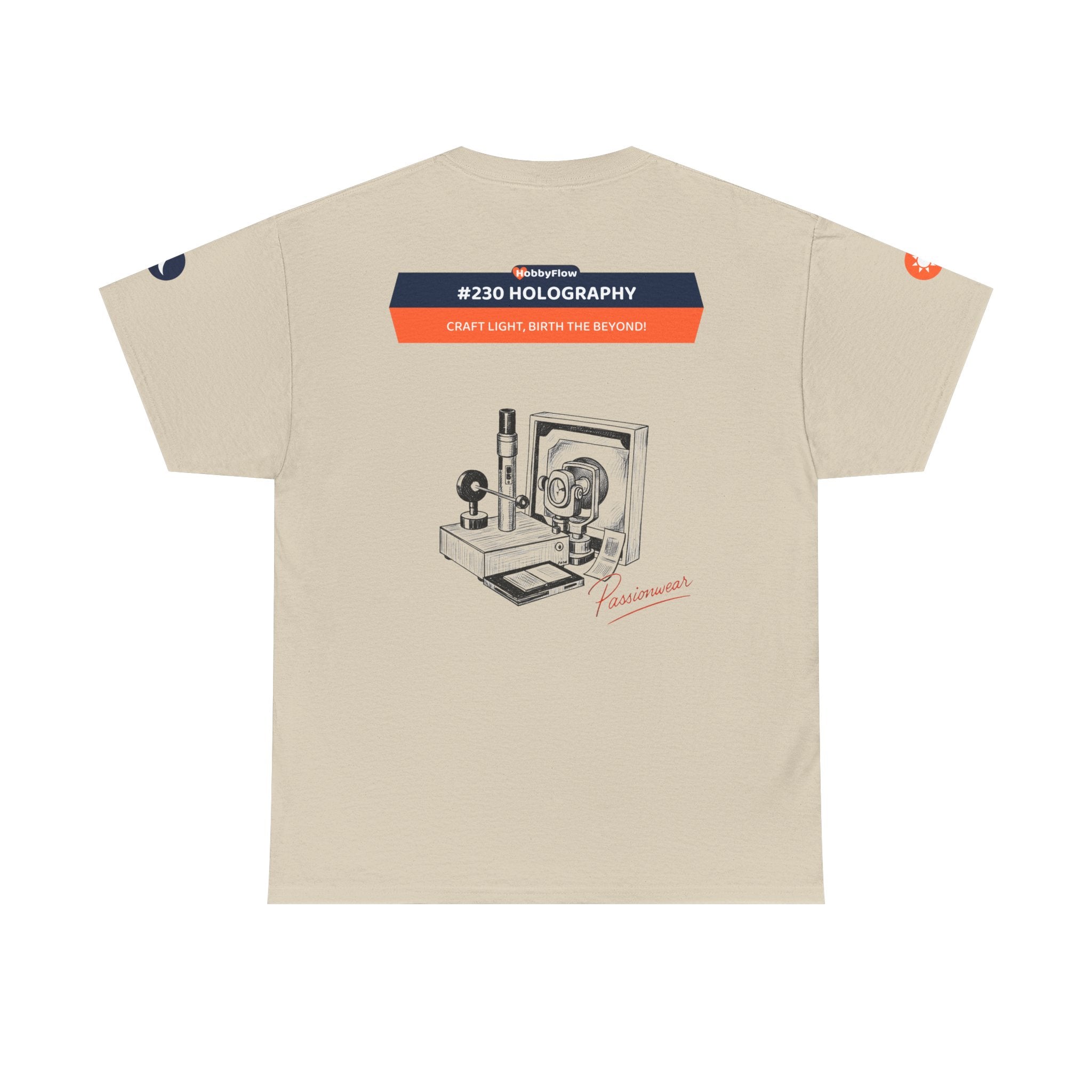 HobbyFlow #230 Holography Tee - Essential Technology & DIY Wear: Craft Light, Birth the Beyond!