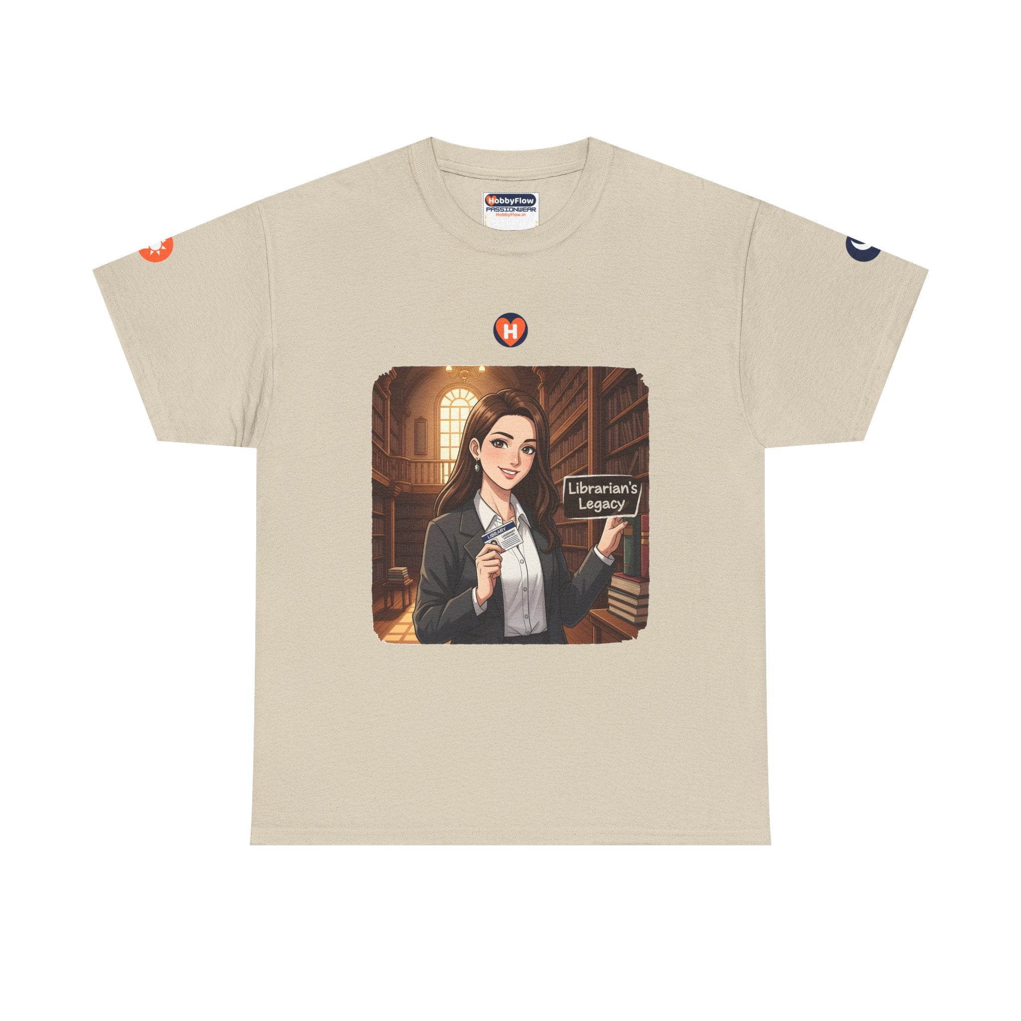 HobbyFlow #309 Visiting libraries Tee - Essential Intellectual & Educational Wear: Pages Whisper, Minds Blossom.