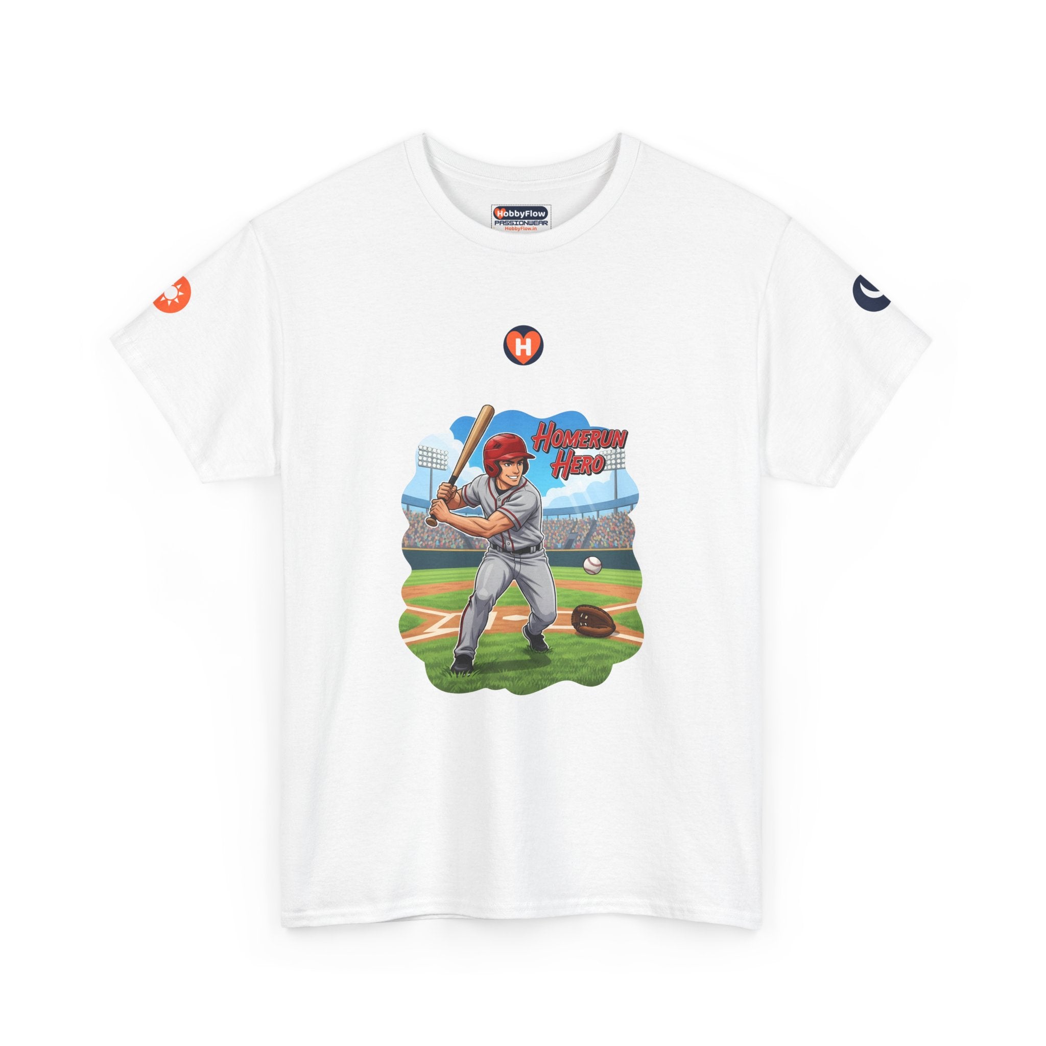HobbyFlow #26 Baseball Tee - Essential Sports & Adventure Wear: Crack the Sky, Stir the Fire Within!