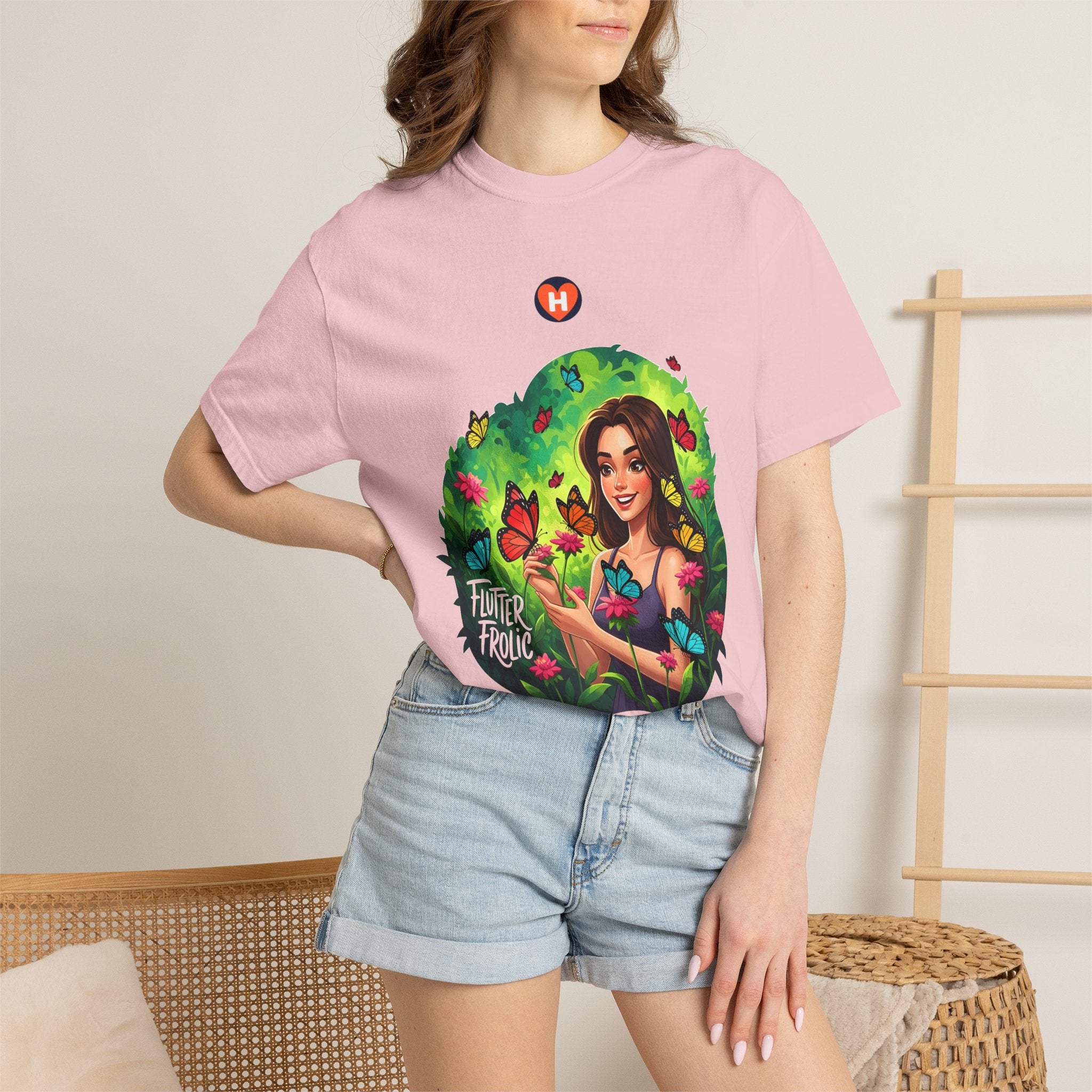 HobbyFlow Womens Essential Butterfly gardening Passionwear