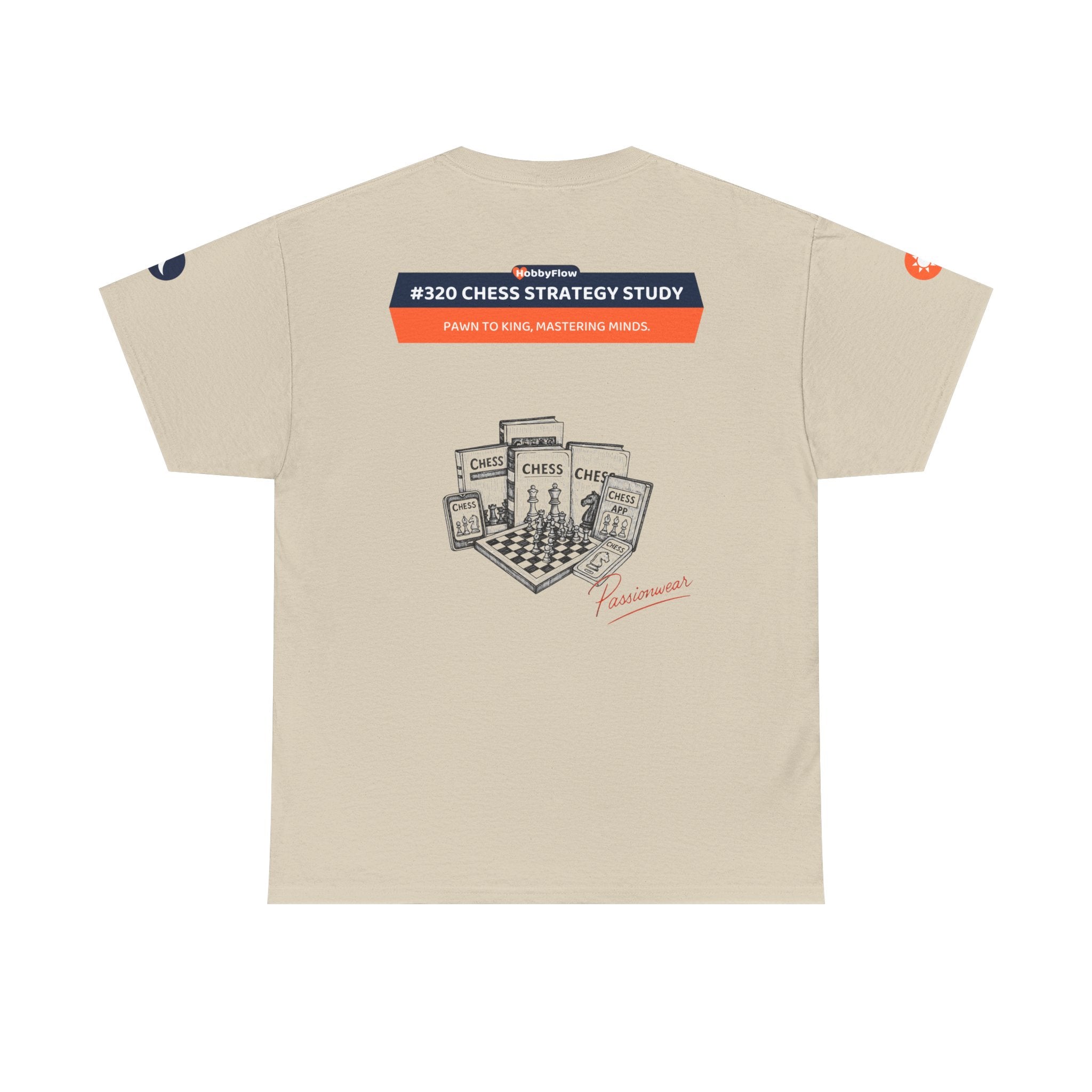 HobbyFlow #320 Chess strategy study Tee - Essential Intellectual & Educational Wear: Pawn to King, Mastering Minds.