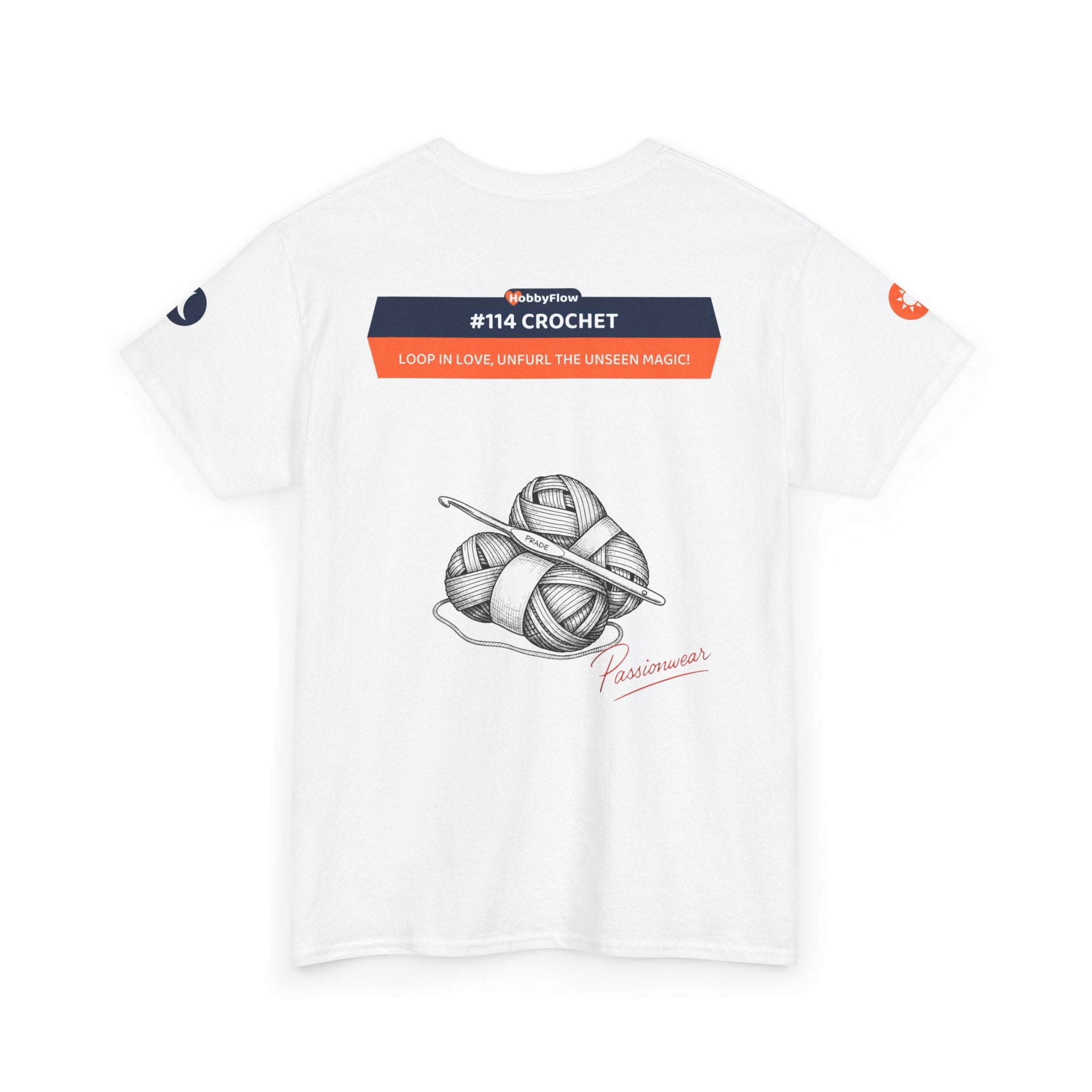 HobbyFlow #114 Crochet Tee - Essential Creative Arts & Crafts Wear: Loop in Love, Unfurl the Unseen Magic!