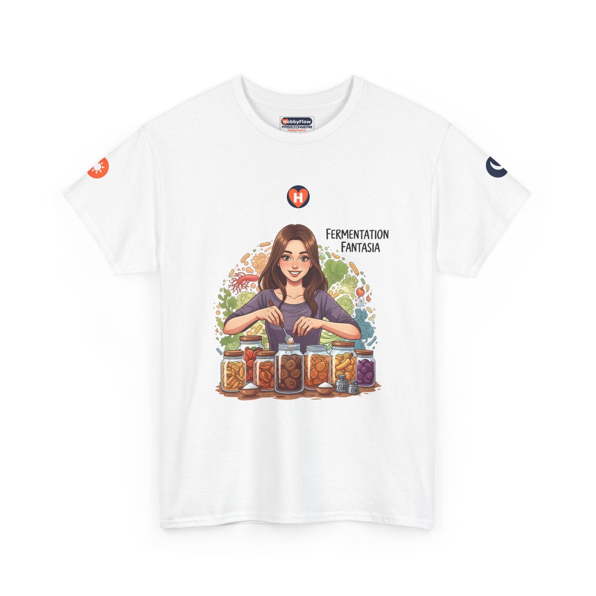 HobbyFlow #237 Fermenting Tee - Essential Food & Drink Wear: Bubble Bliss, Savor Aged Symphony!