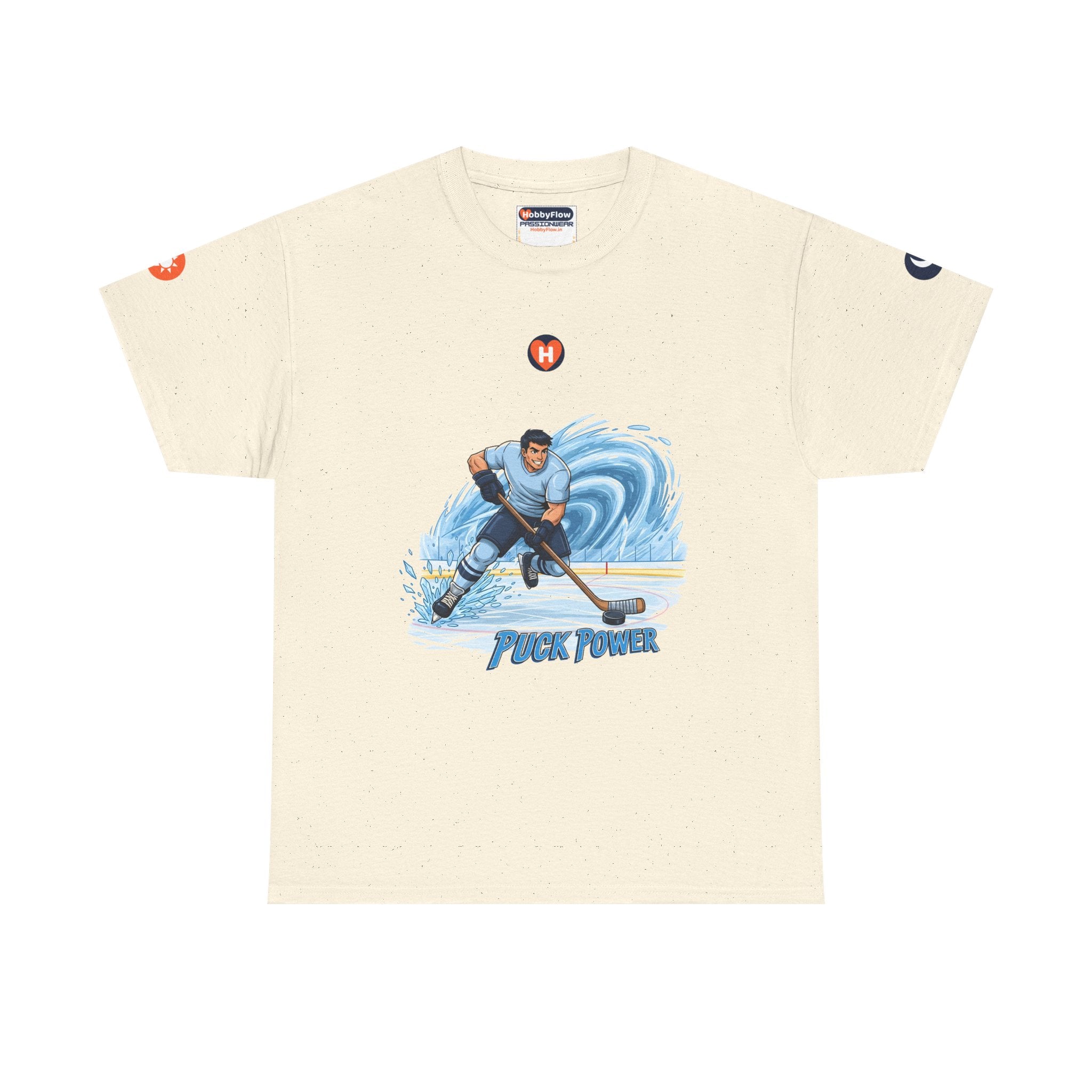 HobbyFlow #19 Ice hockey Tee - Essential Sports & Adventure Wear: Chase the Chill, Ignite the Ice!