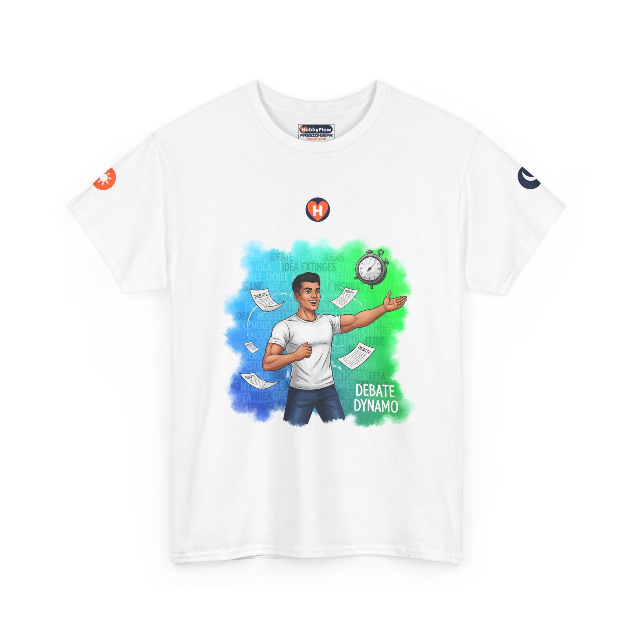HobbyFlow #315 Debate club Tee - Essential Intellectual & Educational Wear: Clash of Thoughts, Birth of Brilliance.