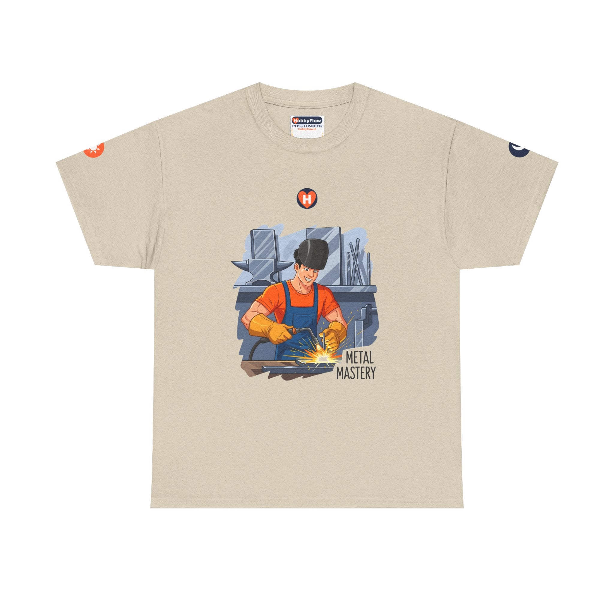 HobbyFlow #105 Metalworking Tee - Essential Creative Arts & Crafts Wear: Chisel the Chaos, Forge the Fantastic!