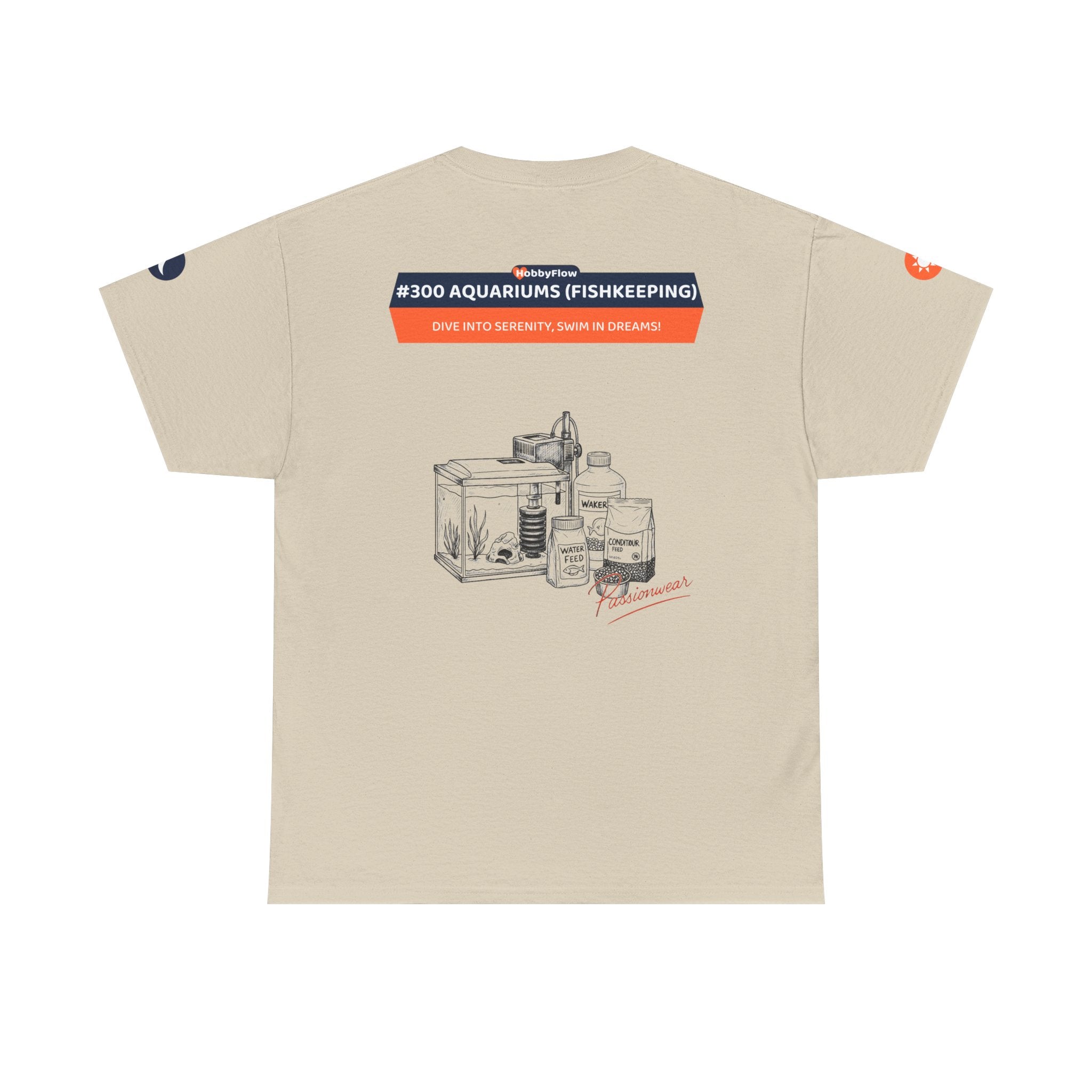 HobbyFlow #300 Aquariums (Fishkeeping) Tee - Essential Animals & Pets Wear: Dive into Serenity, Swim in Dreams!