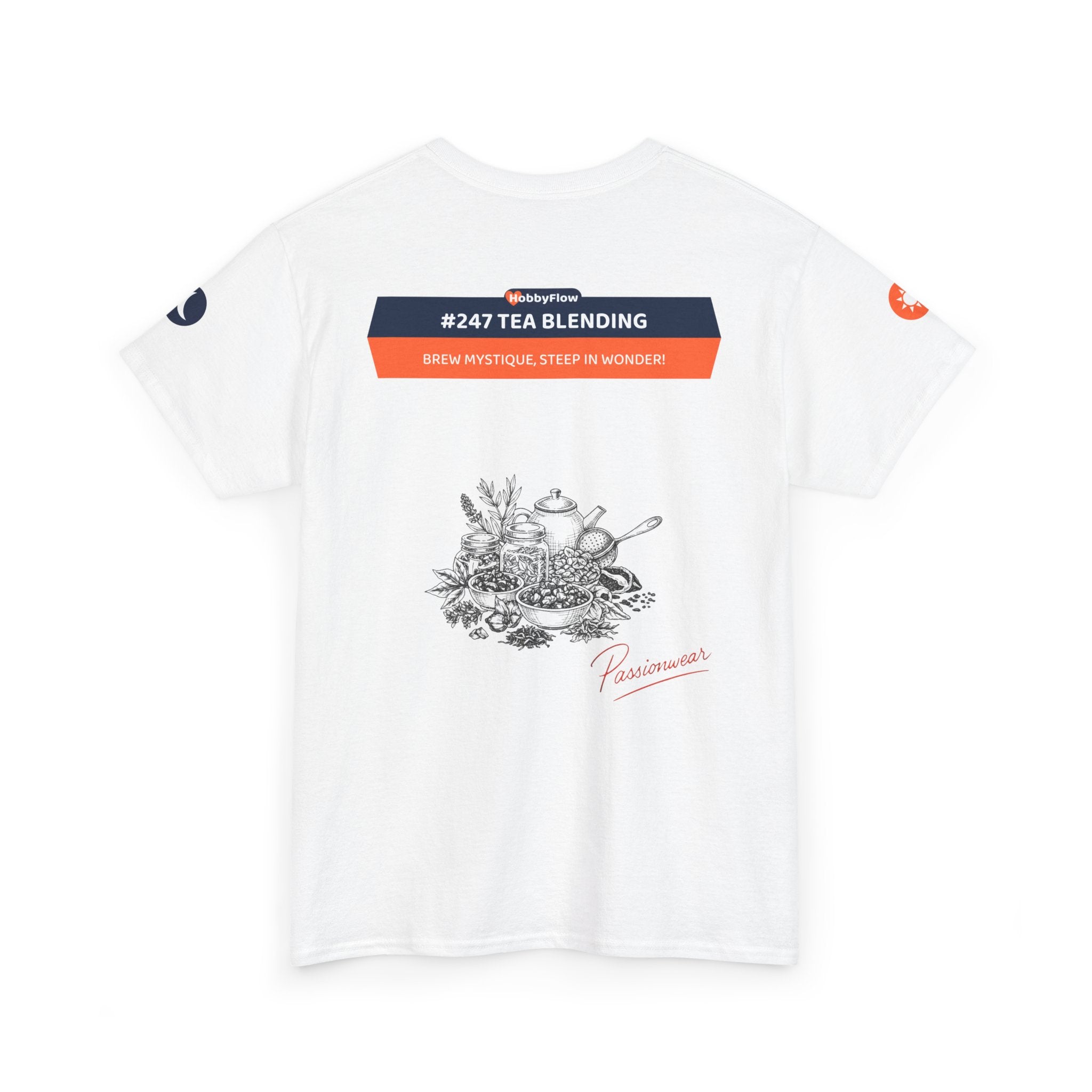 HobbyFlow #247 Tea blending Tee - Essential Food & Drink Wear: Brew Mystique, Steep in Wonder!