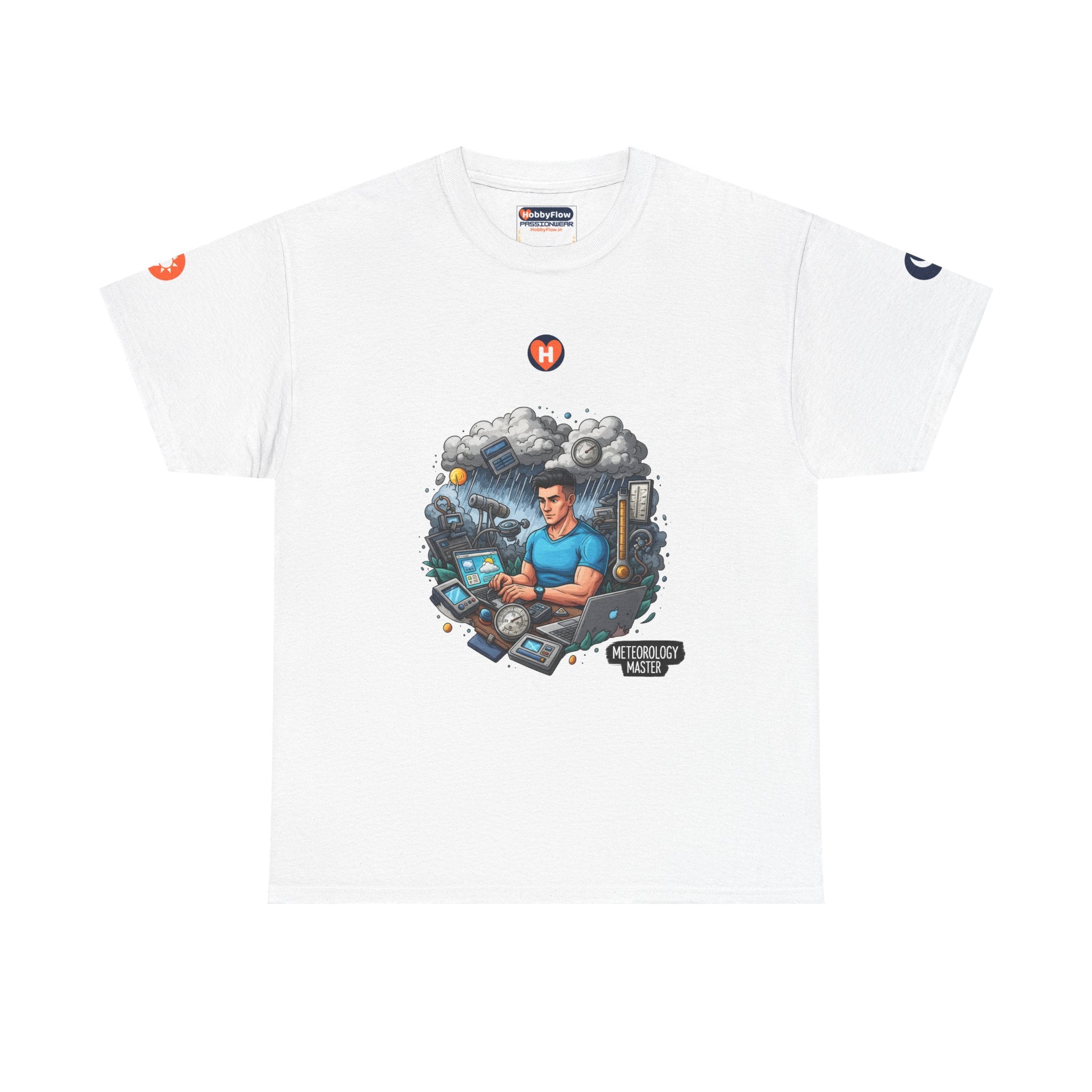 HobbyFlow #280 Meteorology Tee - Essential Gardening & Nature Wear: Caress Clouds, Unfurl Sky's Secrets!