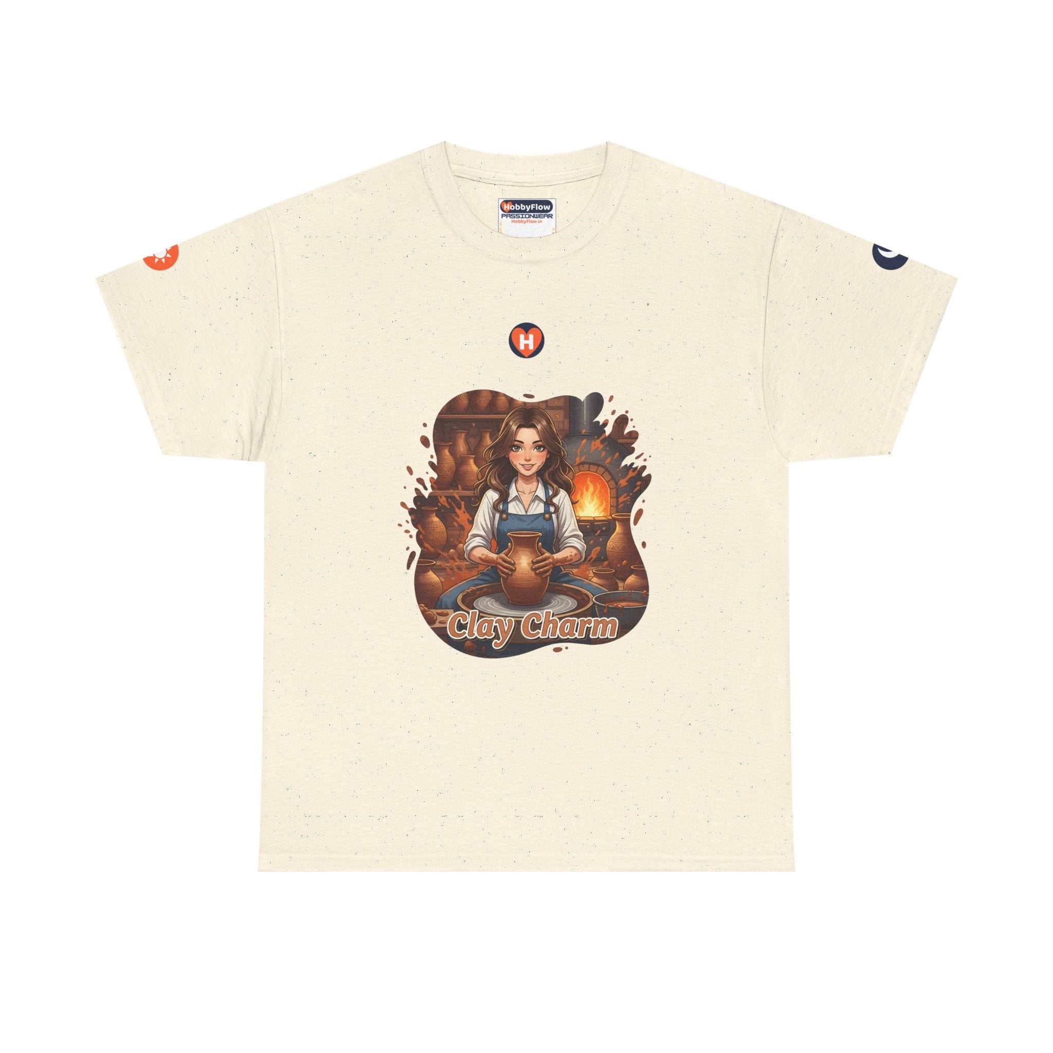 HobbyFlow #101 Pottery Tee - Essential Creative Arts & Crafts Wear: Shape Harmony, Mould the Marvelous!