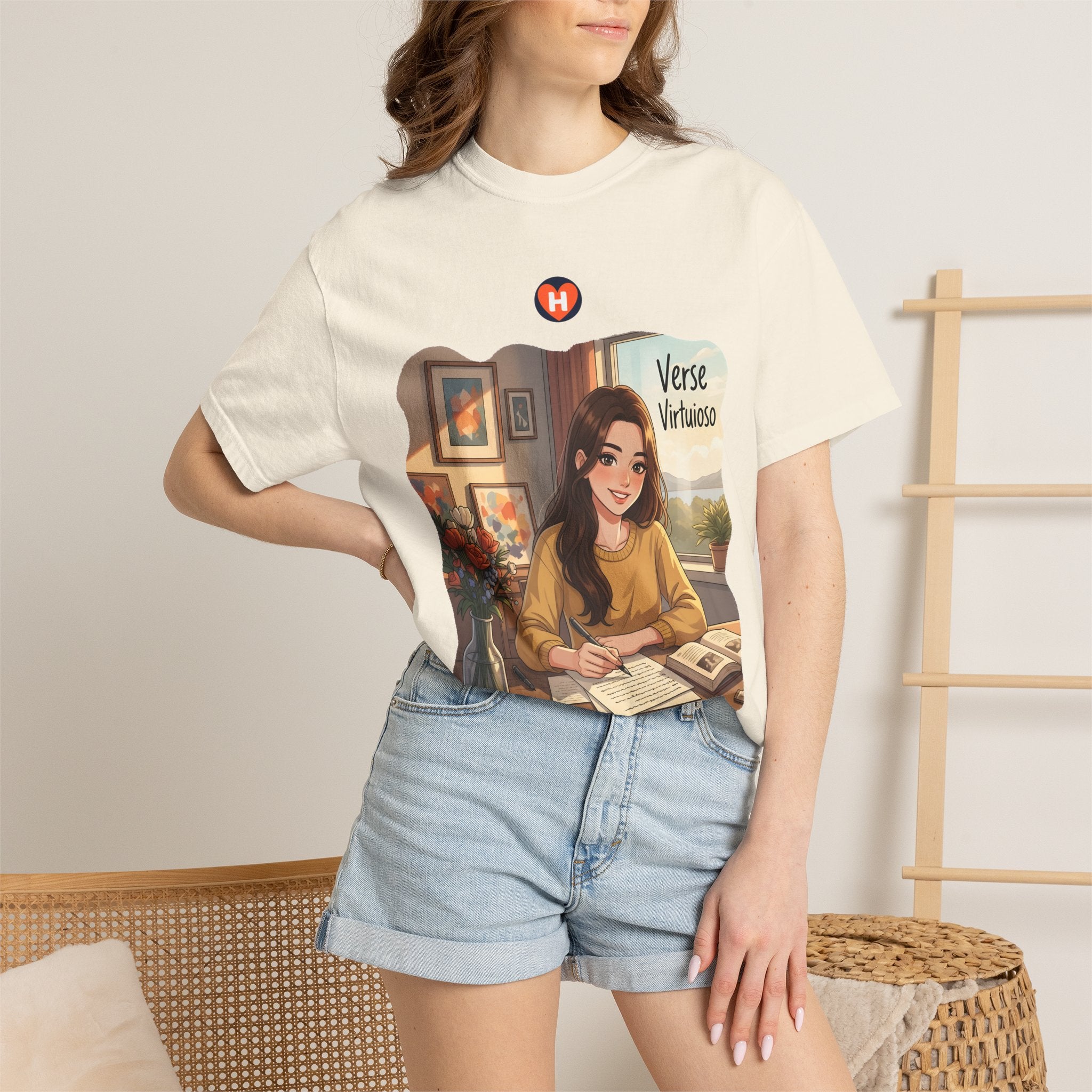 HobbyFlow Womens Essential Poetry writing Passionwear