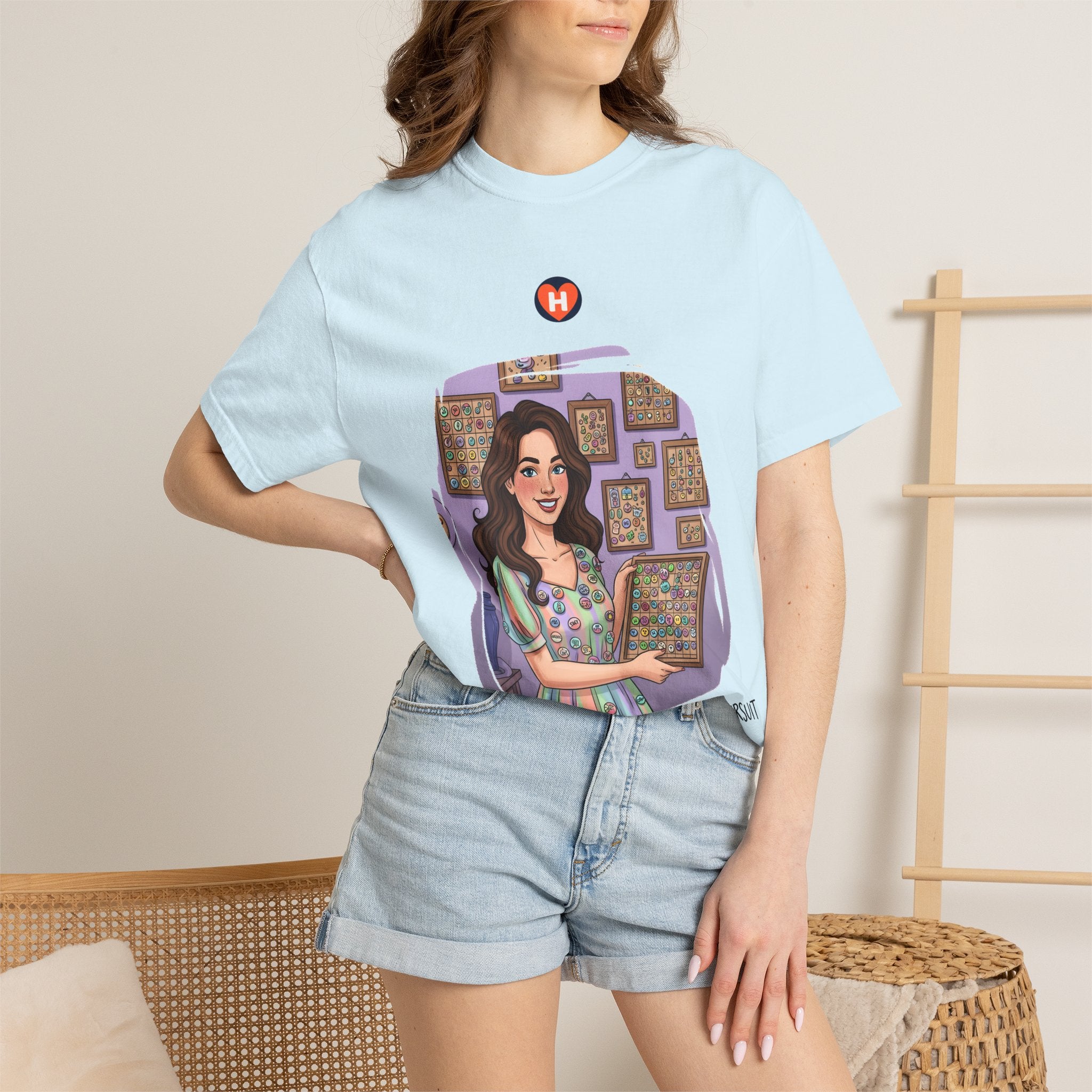 HobbyFlow Womens Essential Button & pin collecting Passionwear