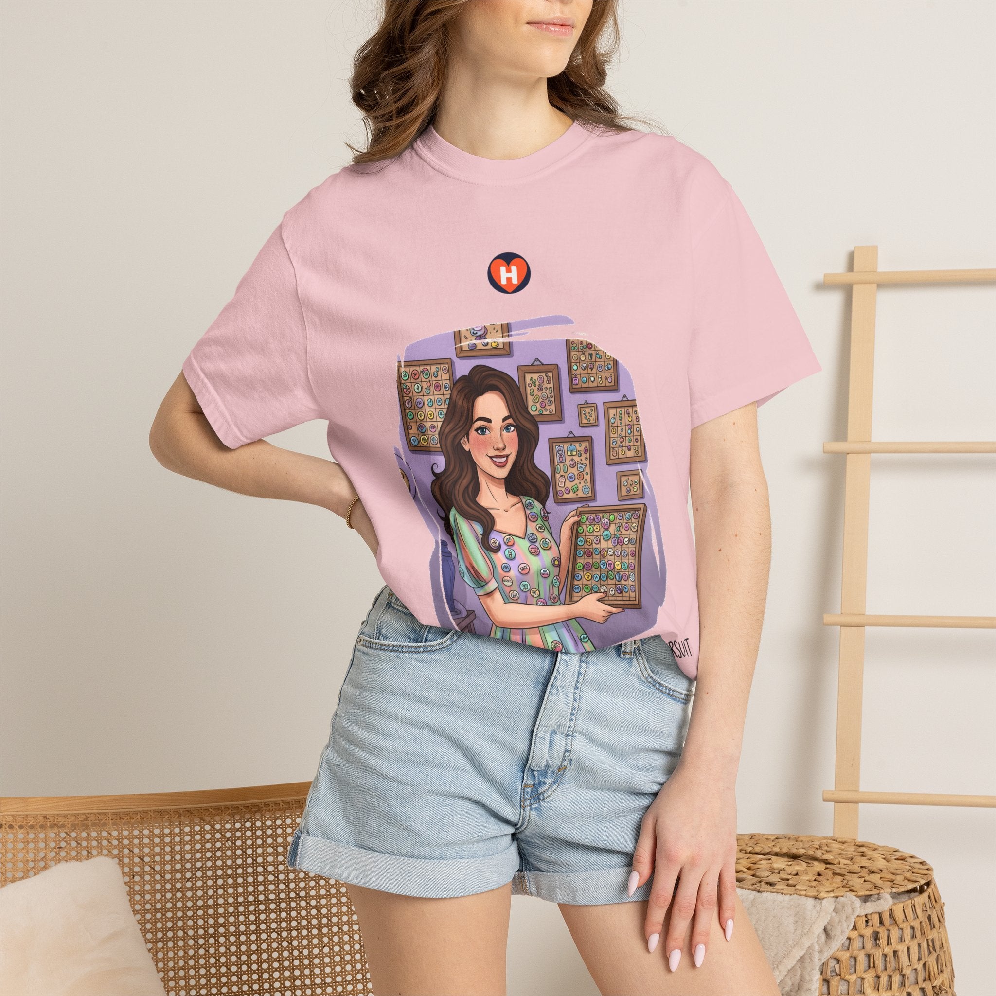 HobbyFlow Womens Essential Button & pin collecting Passionwear