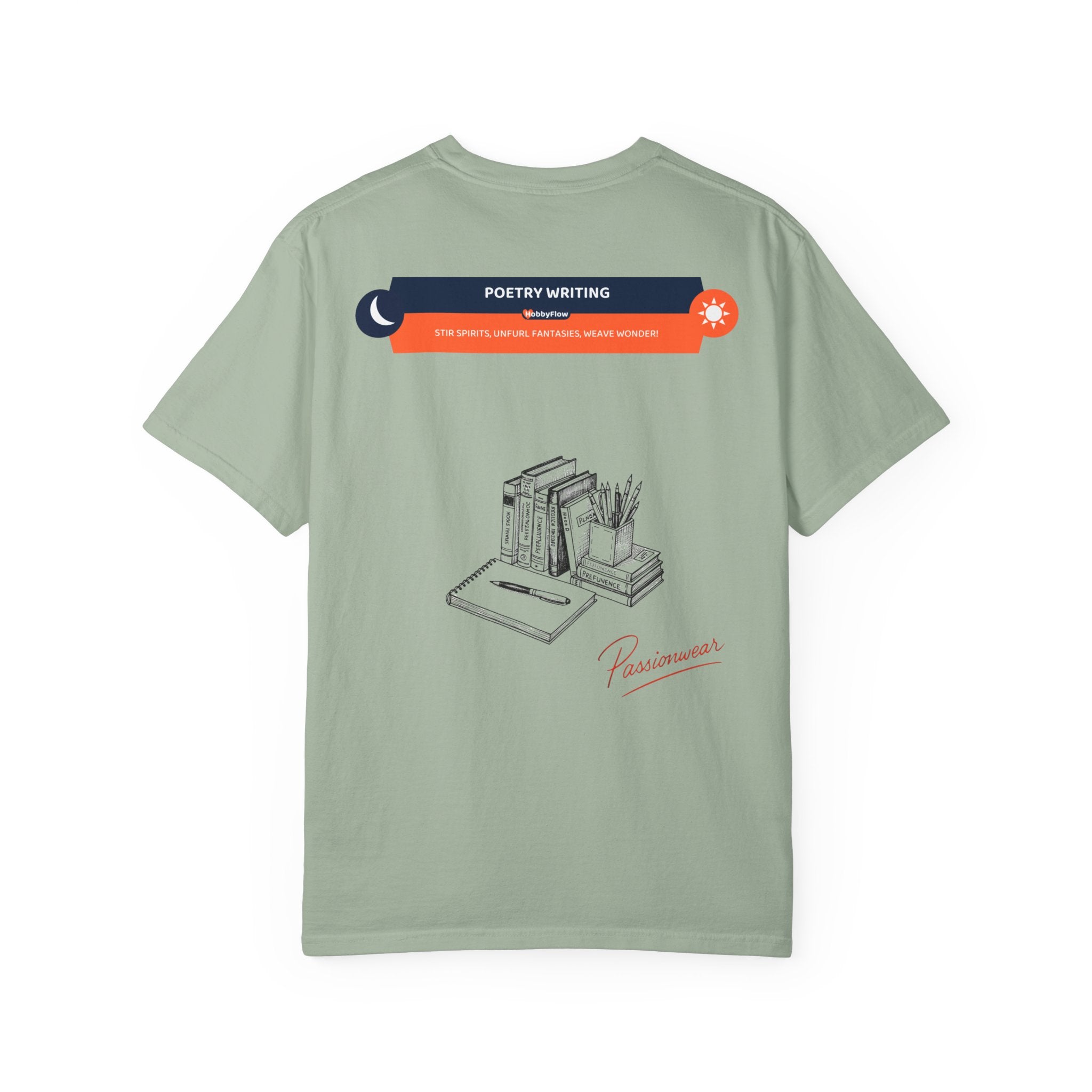 HobbyFlow Womens Essential Poetry writing Passionwear