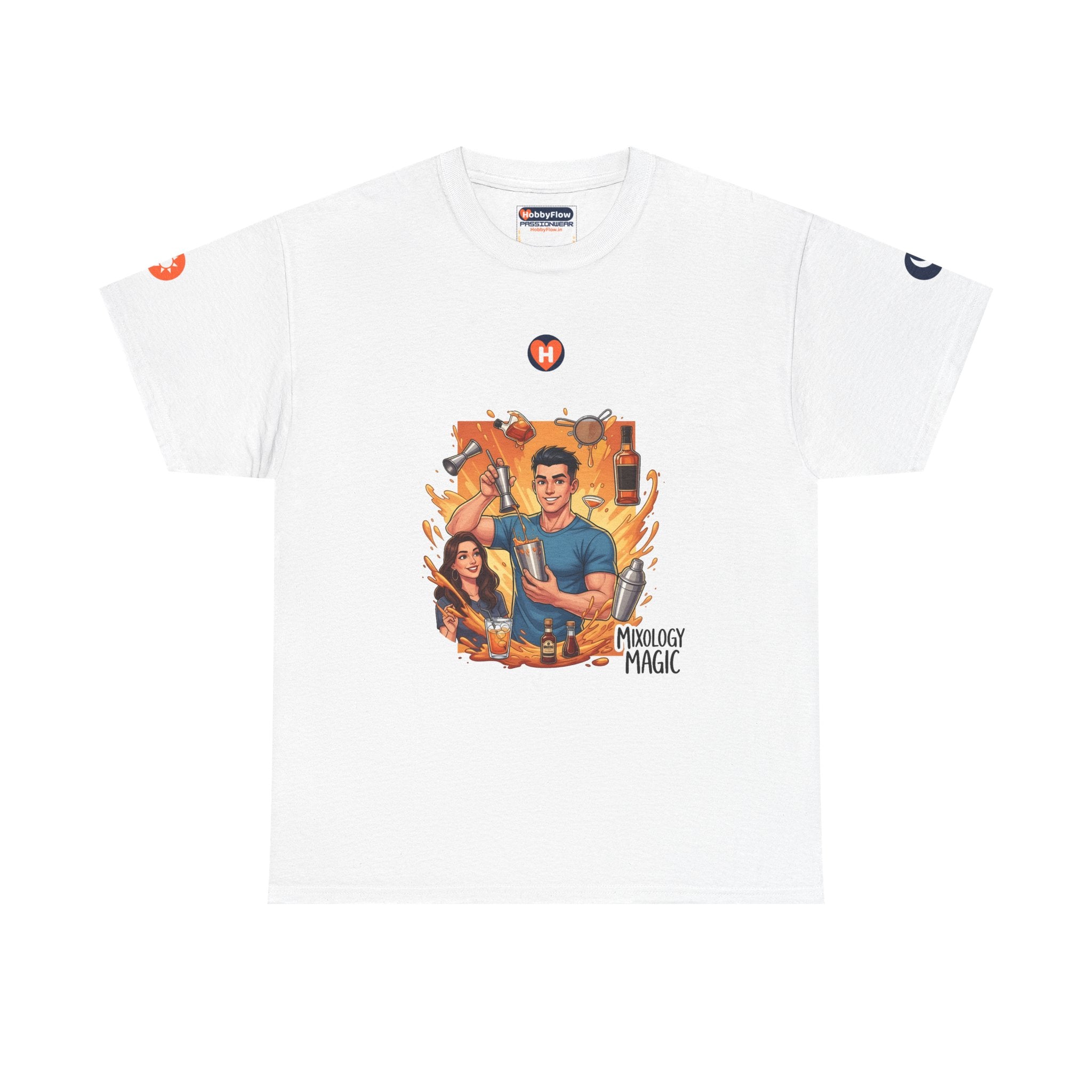 HobbyFlow #245 Cocktail mixing (Mixology) Tee - Essential Food & Drink Wear: Stir Splendor, Pour Passion, Toast Time!