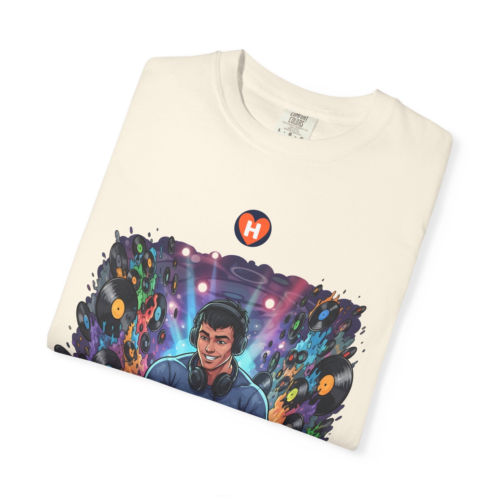 HobbyFlow Mens Essential Vinyl DJing (DJ for turntables) Passionwear