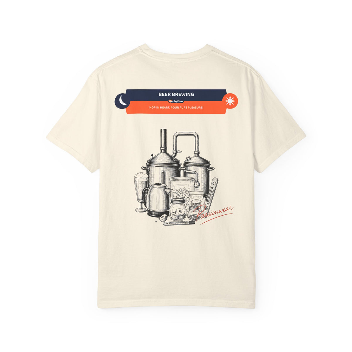 HobbyFlow Mens Essential Beer brewing Passionwear