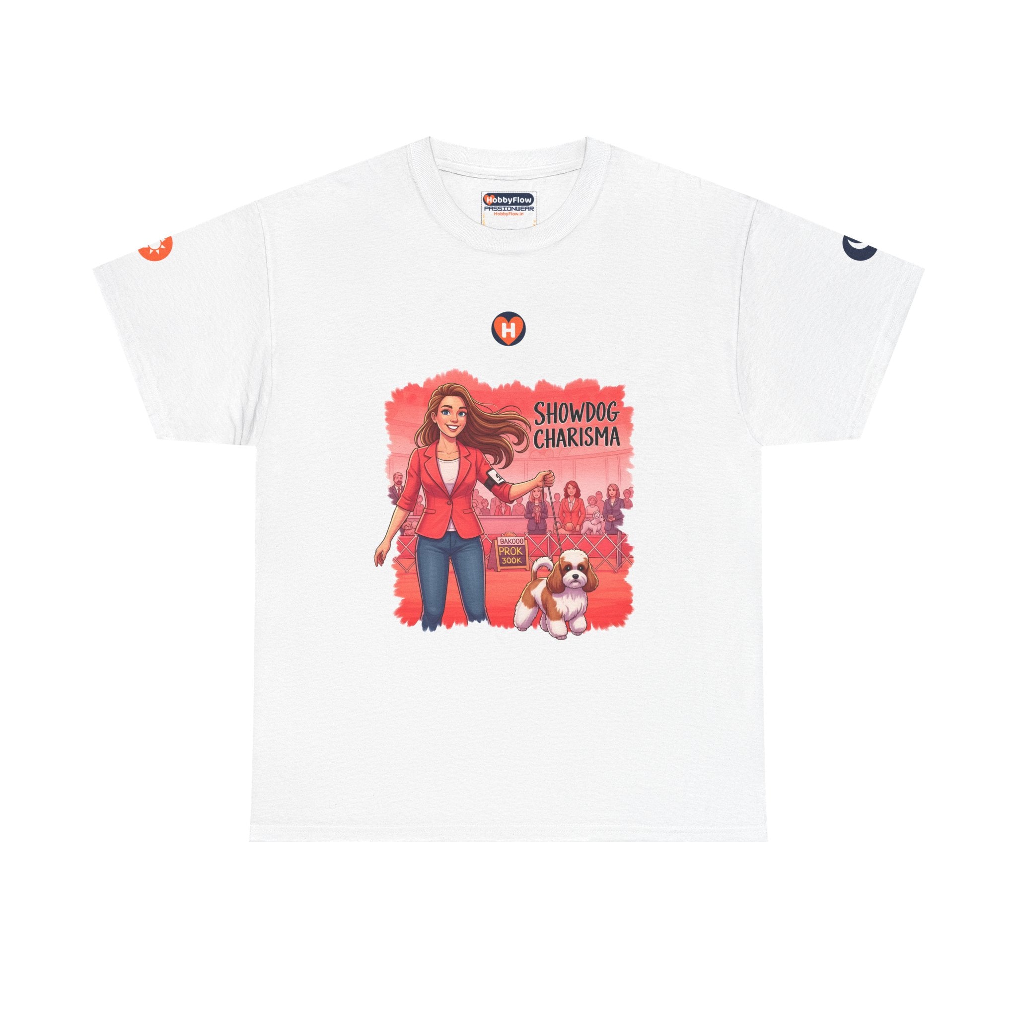 HobbyFlow #297 Dog showing Tee - Essential Animals & Pets Wear: Strut with Pride, Win Hearts Wide!