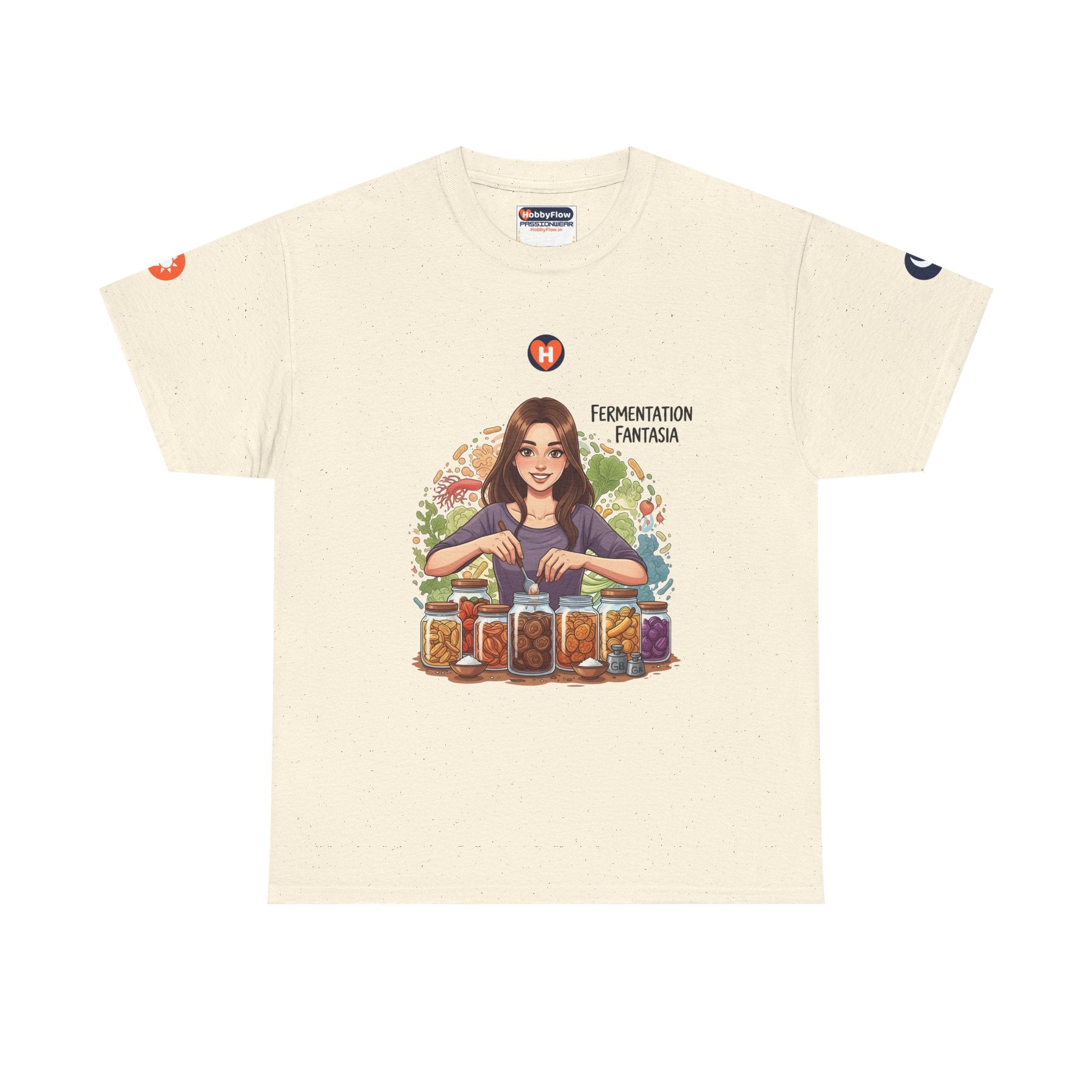 HobbyFlow #237 Fermenting Tee - Essential Food & Drink Wear: Bubble Bliss, Savor Aged Symphony!