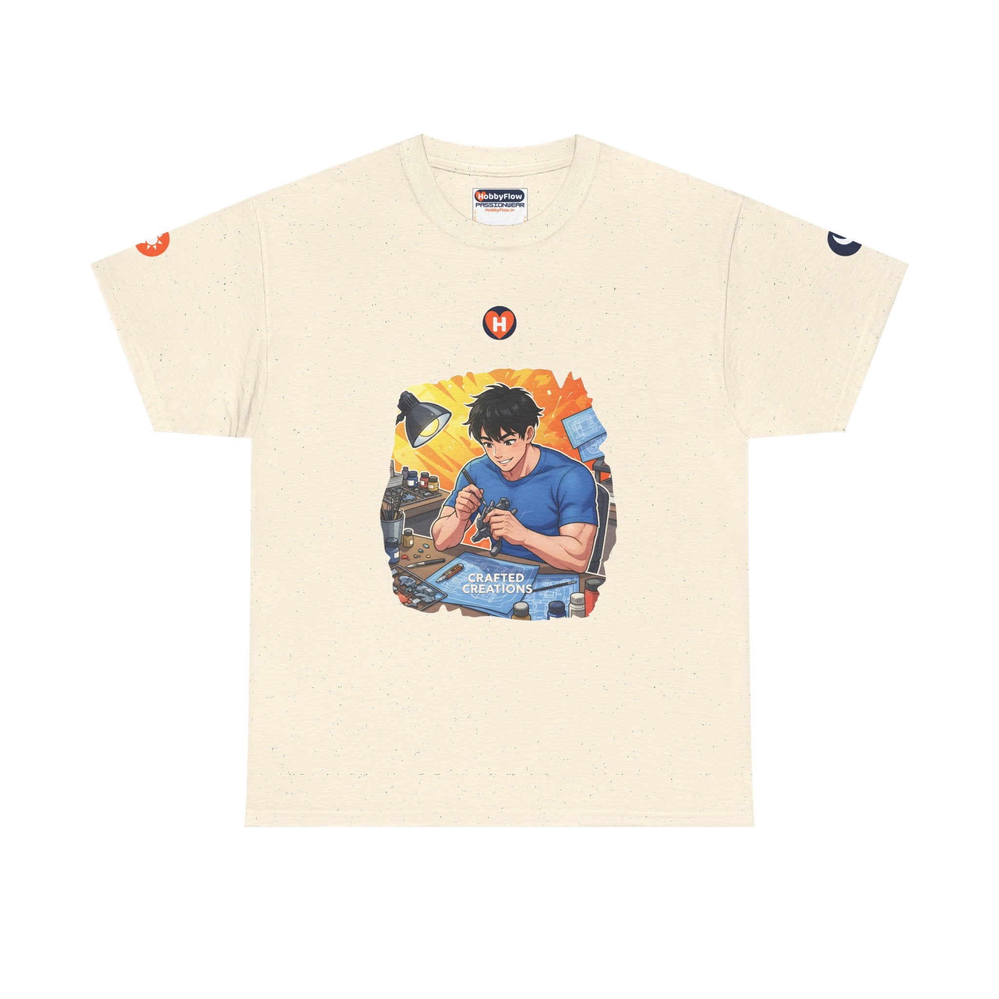 HobbyFlow #190 Model building Tee - Essential Games & Collecting Wear: Craft the Small, Echo the Grand!