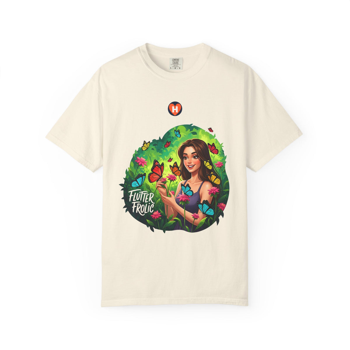 HobbyFlow Womens Essential Butterfly gardening Passionwear