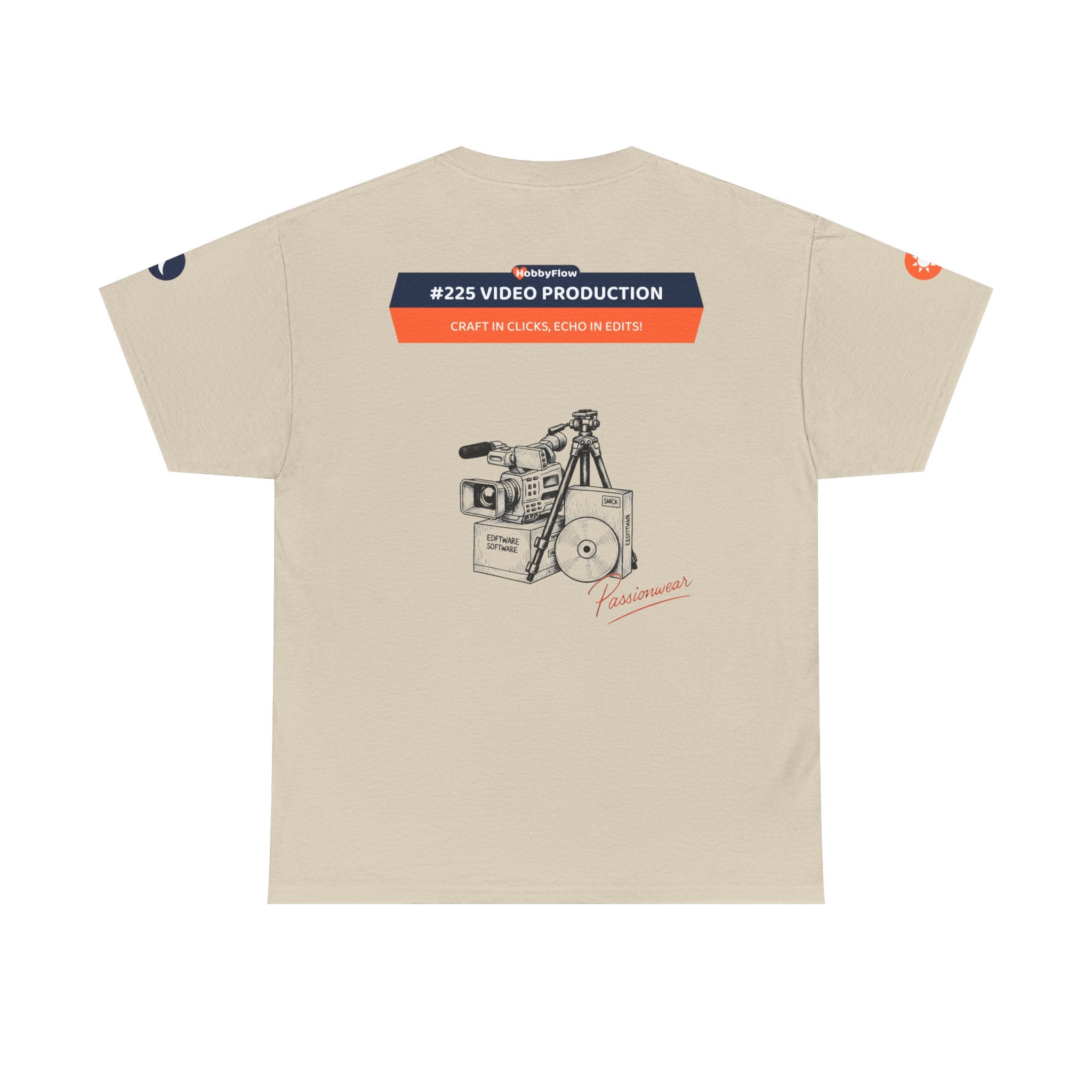 HobbyFlow #225 Video production Tee - Essential Technology & DIY Wear: Craft in Clicks, Echo in Edits!