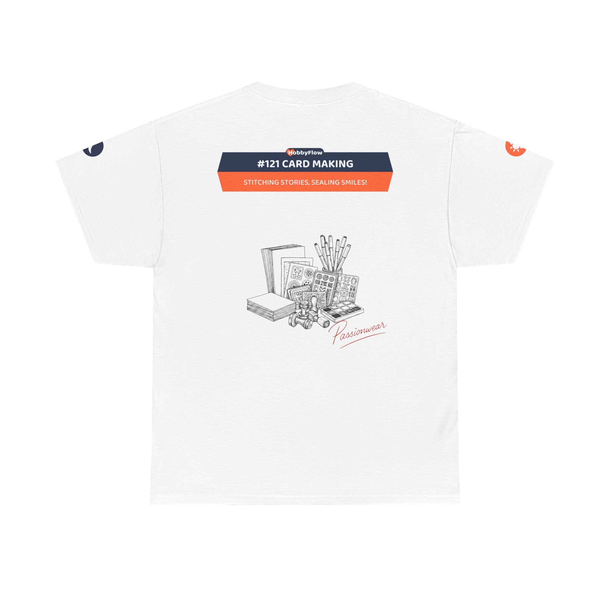 HobbyFlow #121 Card making Tee - Essential Creative Arts & Crafts Wear: Stitching Stories, Sealing Smiles!