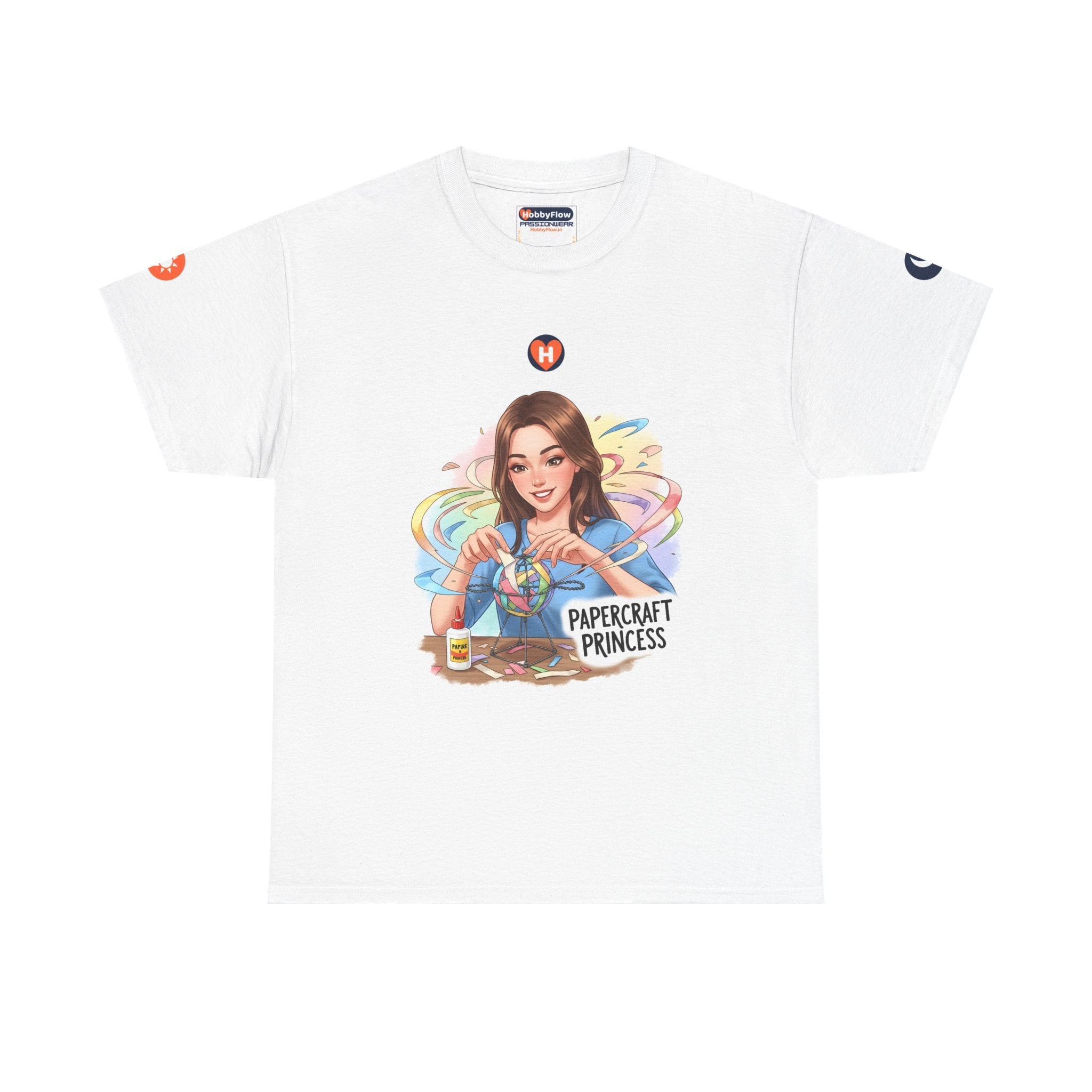 HobbyFlow #118 Paper mâché Tee - Essential Creative Arts & Crafts Wear: Craft Quiet, Unleash the Undying Echo!